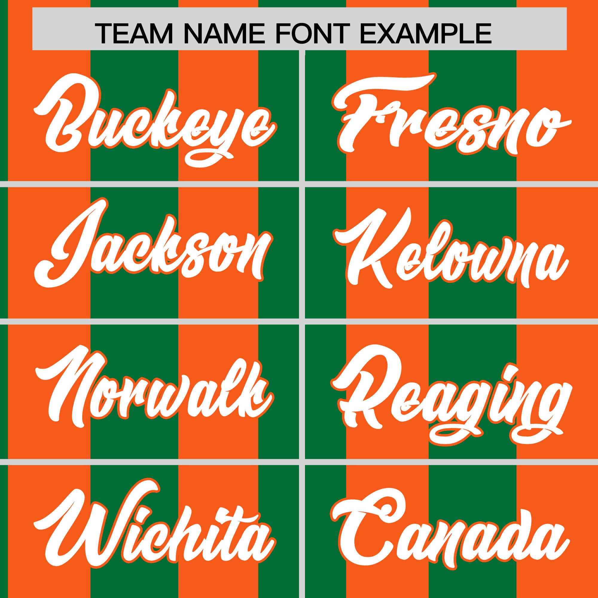 Custom Orange Kelly Green Stripe Fashion Authentic Two-Button Baseball Jersey| KXKSHOP