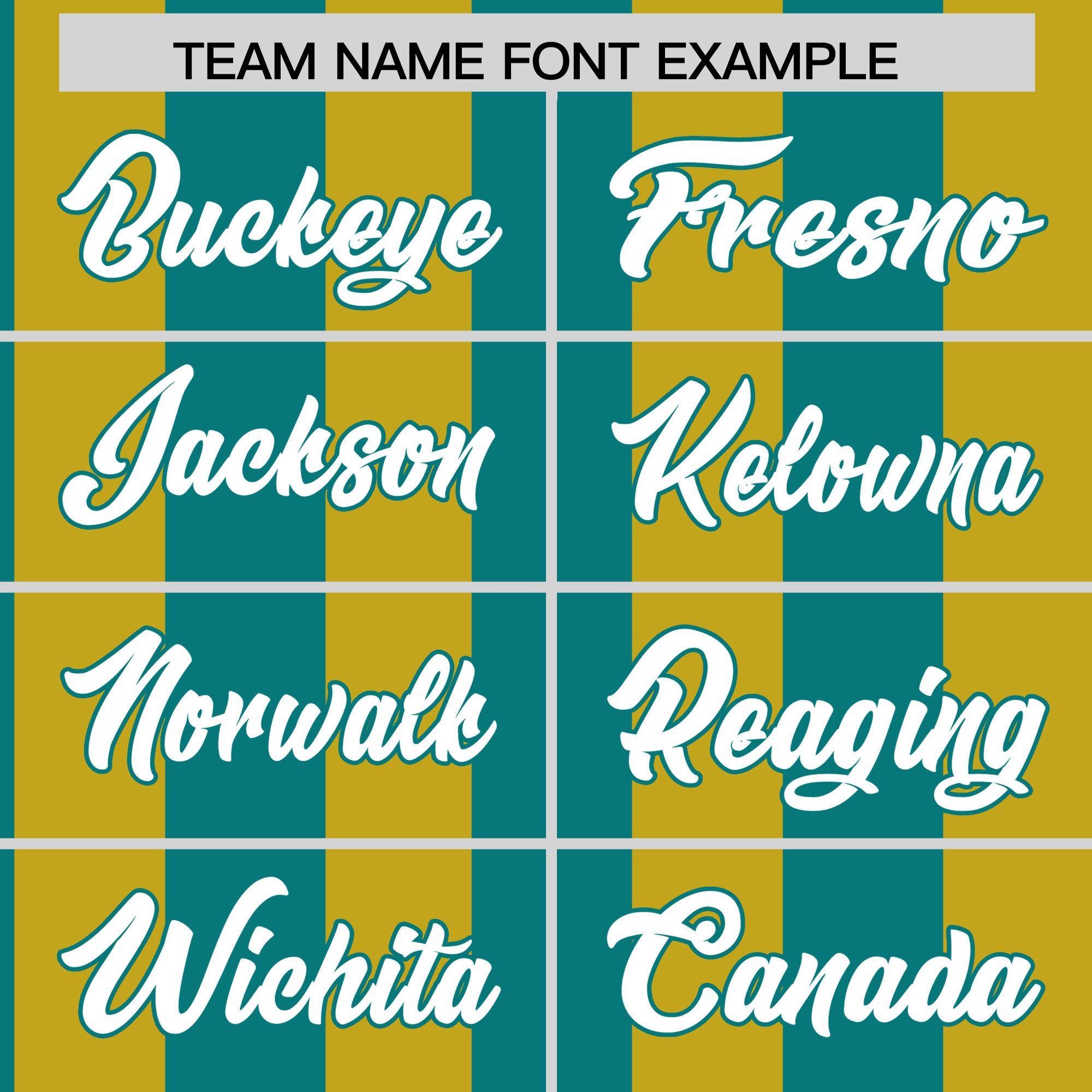 Custom Old Gold Aqua Stripe Fashion Authentic Two-Button Softball Jersey