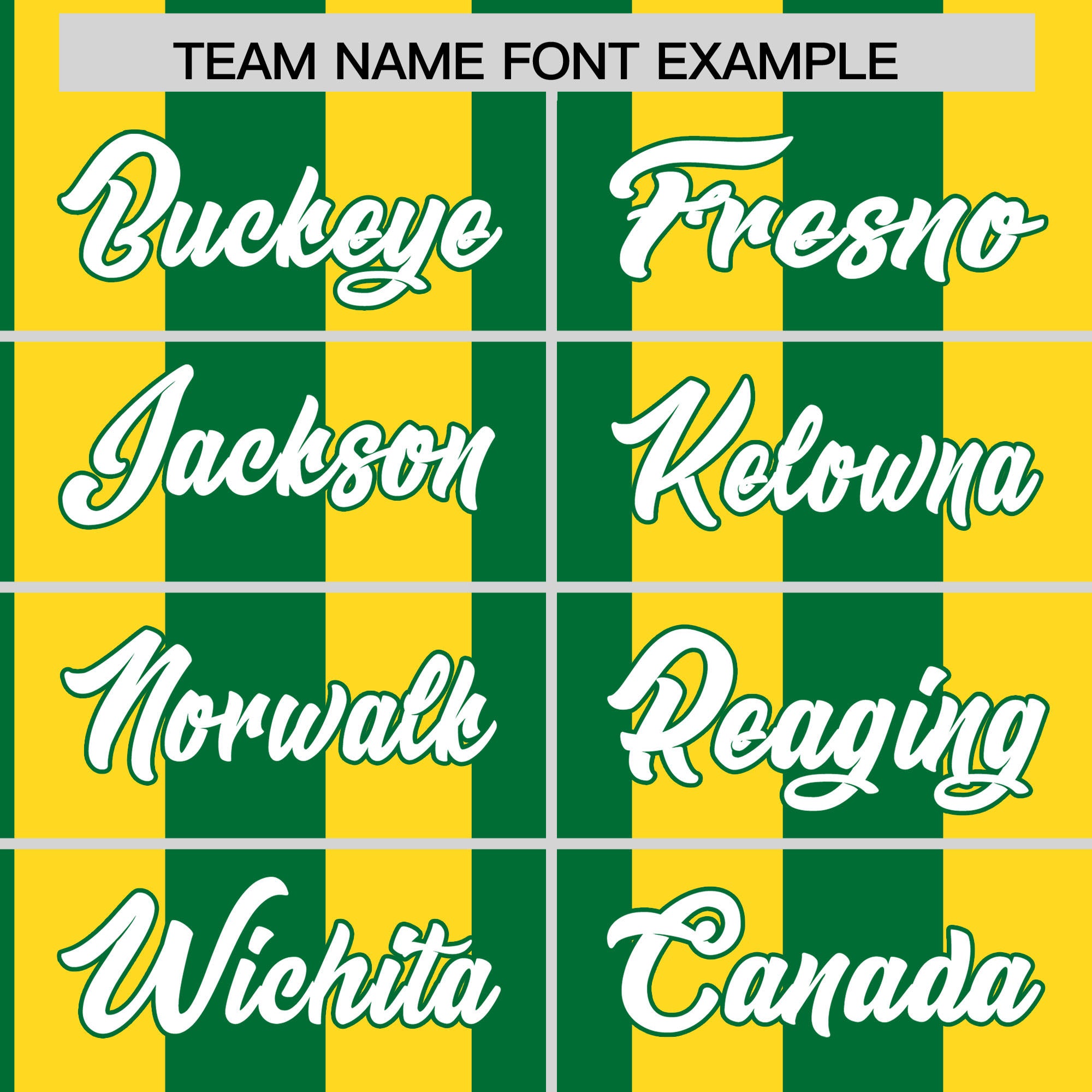 Custom Gold Kelly Green Stripe Fashion Authentic Two-Button Softball Jersey