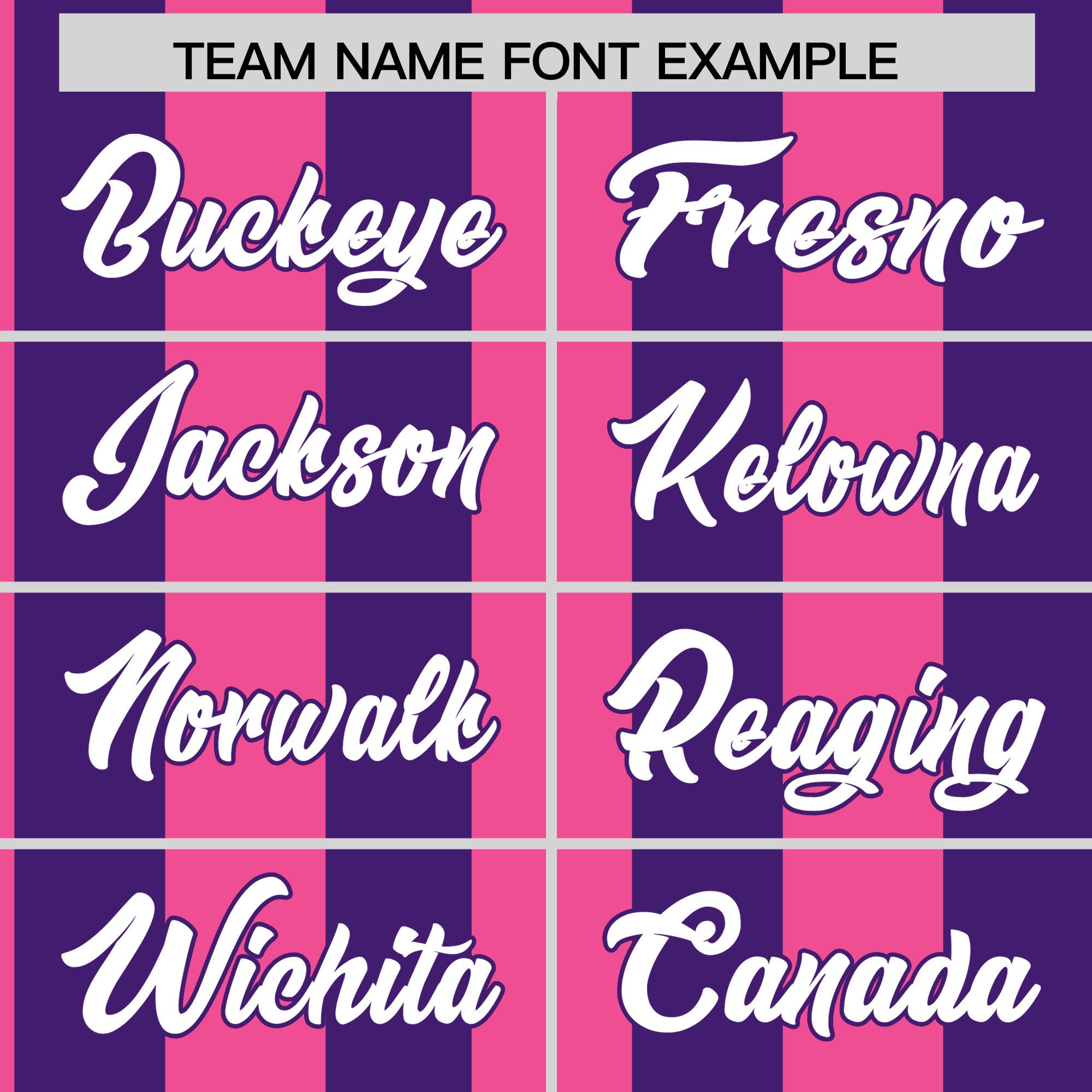 Custom Purple Pink Stripe Fashion Authentic Two-Button Softball Jersey