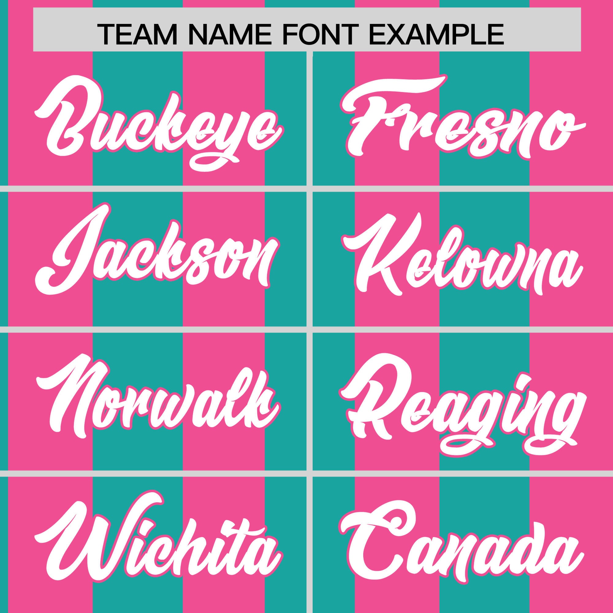 Custom Pink Aqua Stripe Fashion Authentic Two-Button Softball Jersey