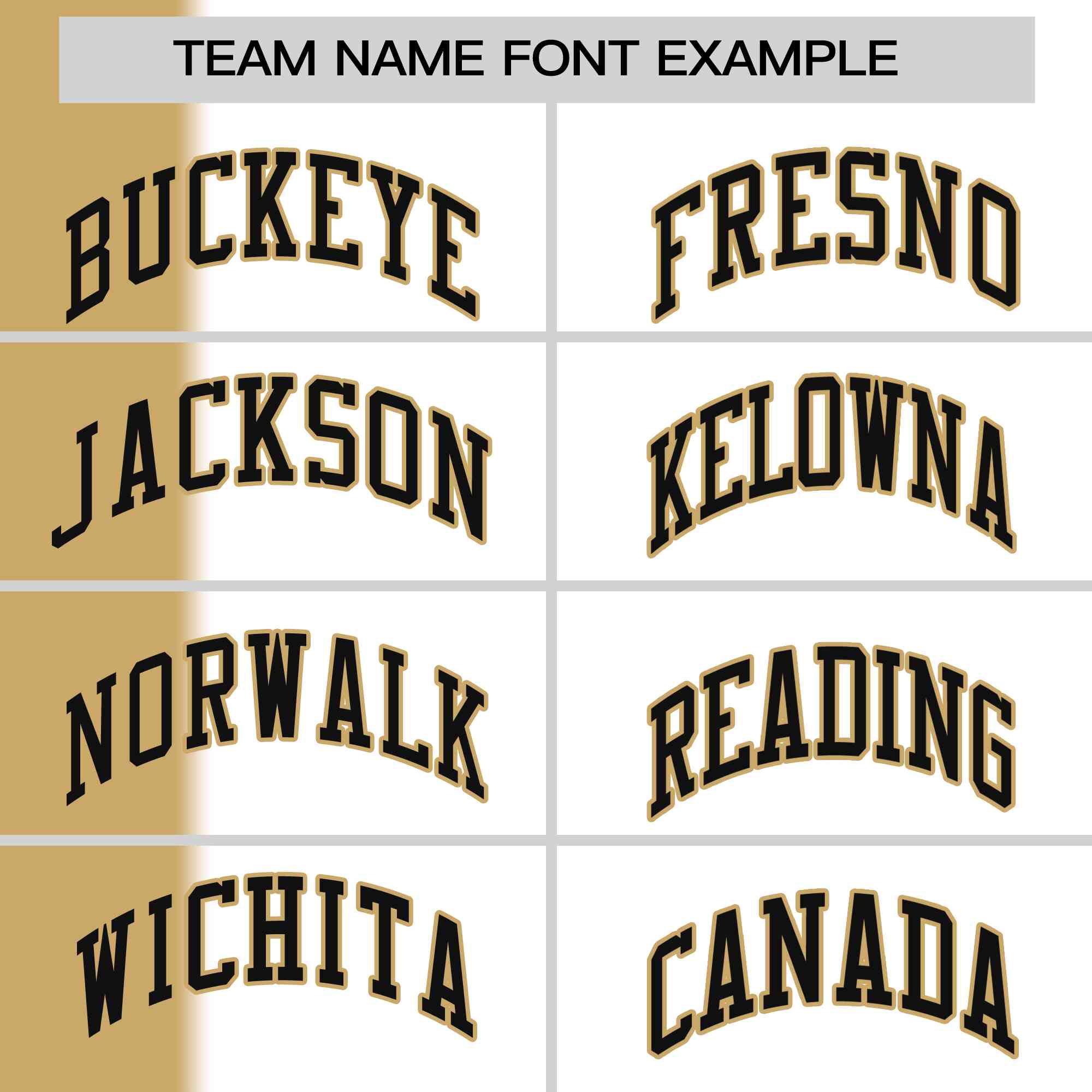 Custom Old Gold White-Black Gradient Stripe Fashion Authentic Two-Button Softball Jersey