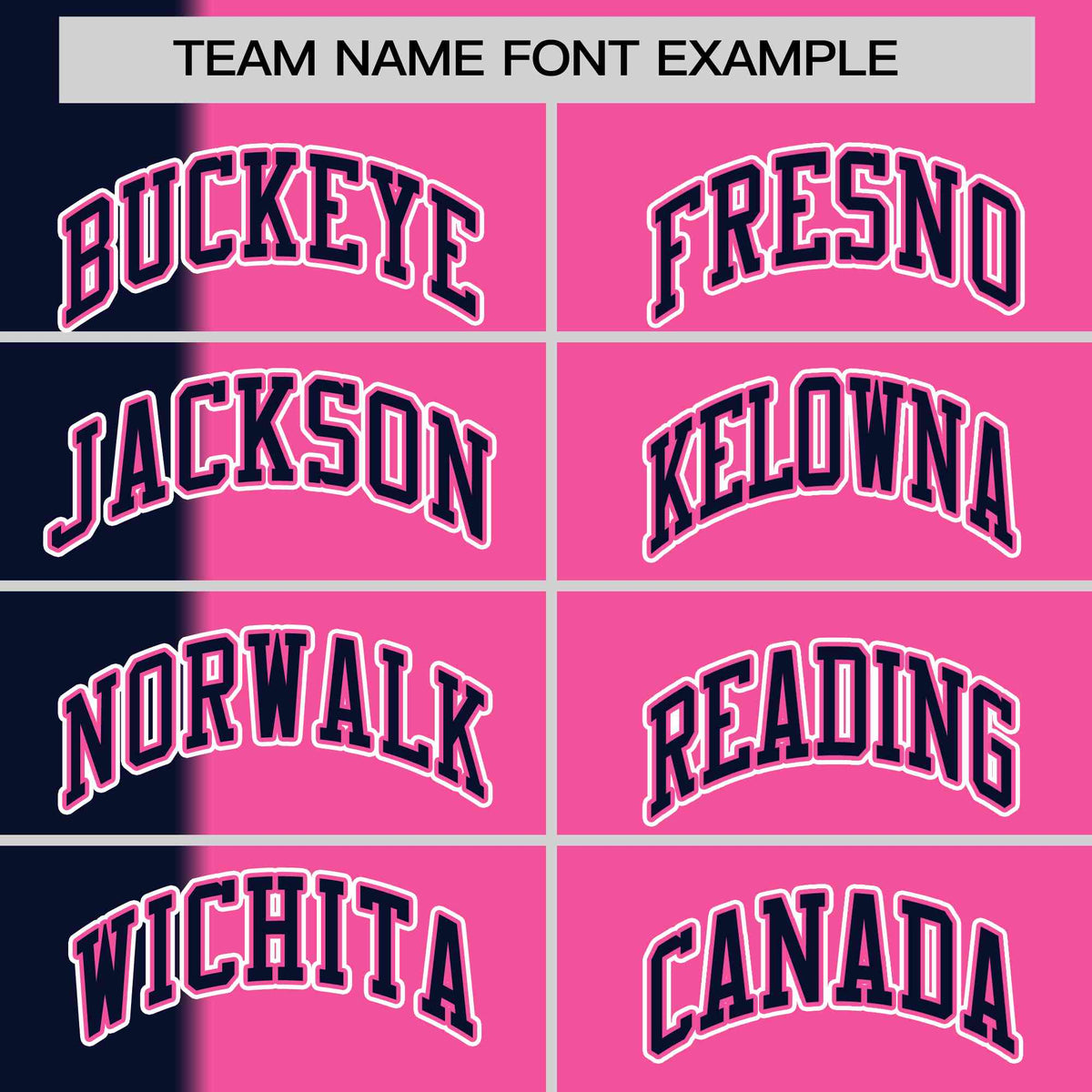 Custom Navy Pink Gradient Stripe Fashion Authentic Two-Button Softball Jersey