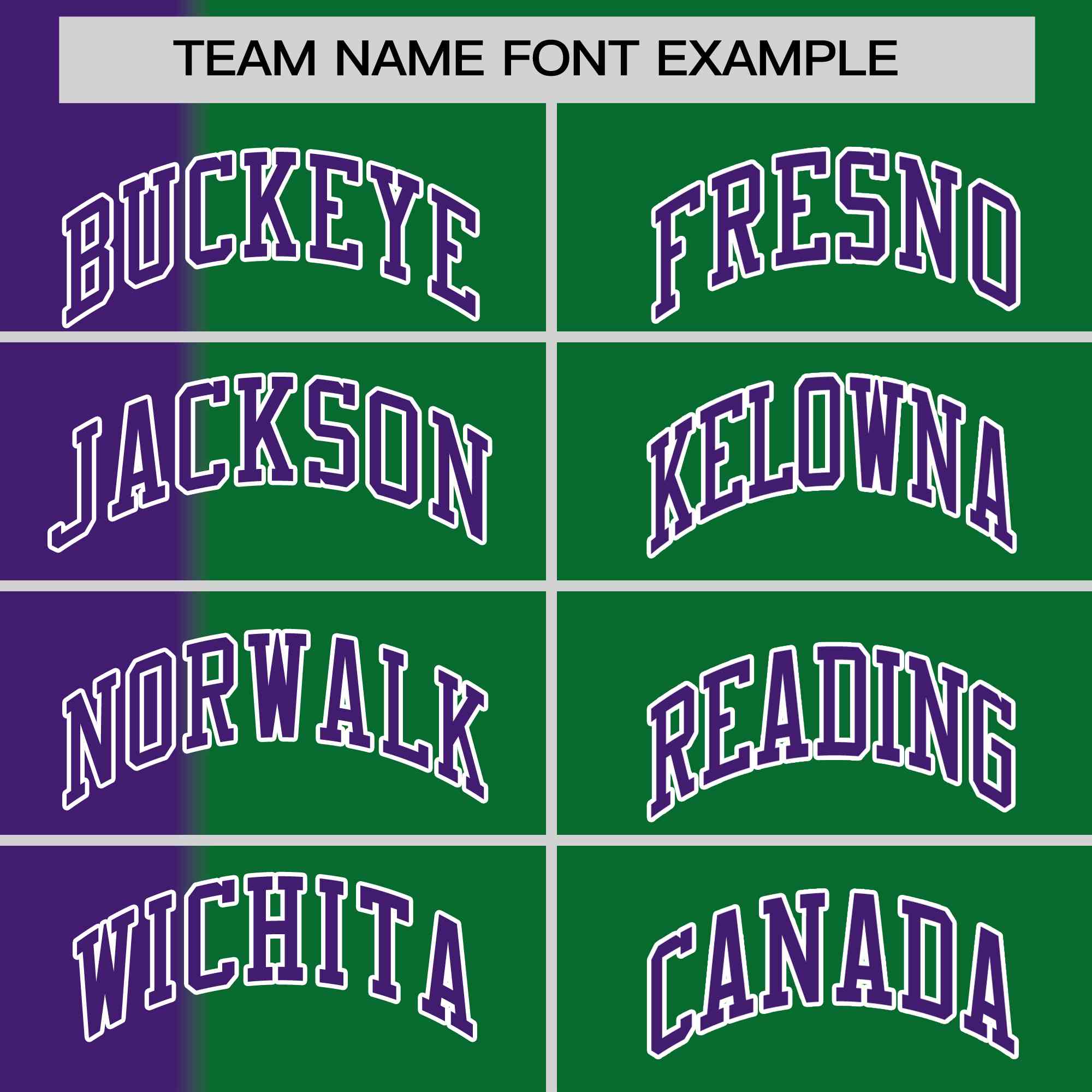 Custom Purple Kelly Green Gradient Stripe Fashion Authentic Two-Button Softball Jersey