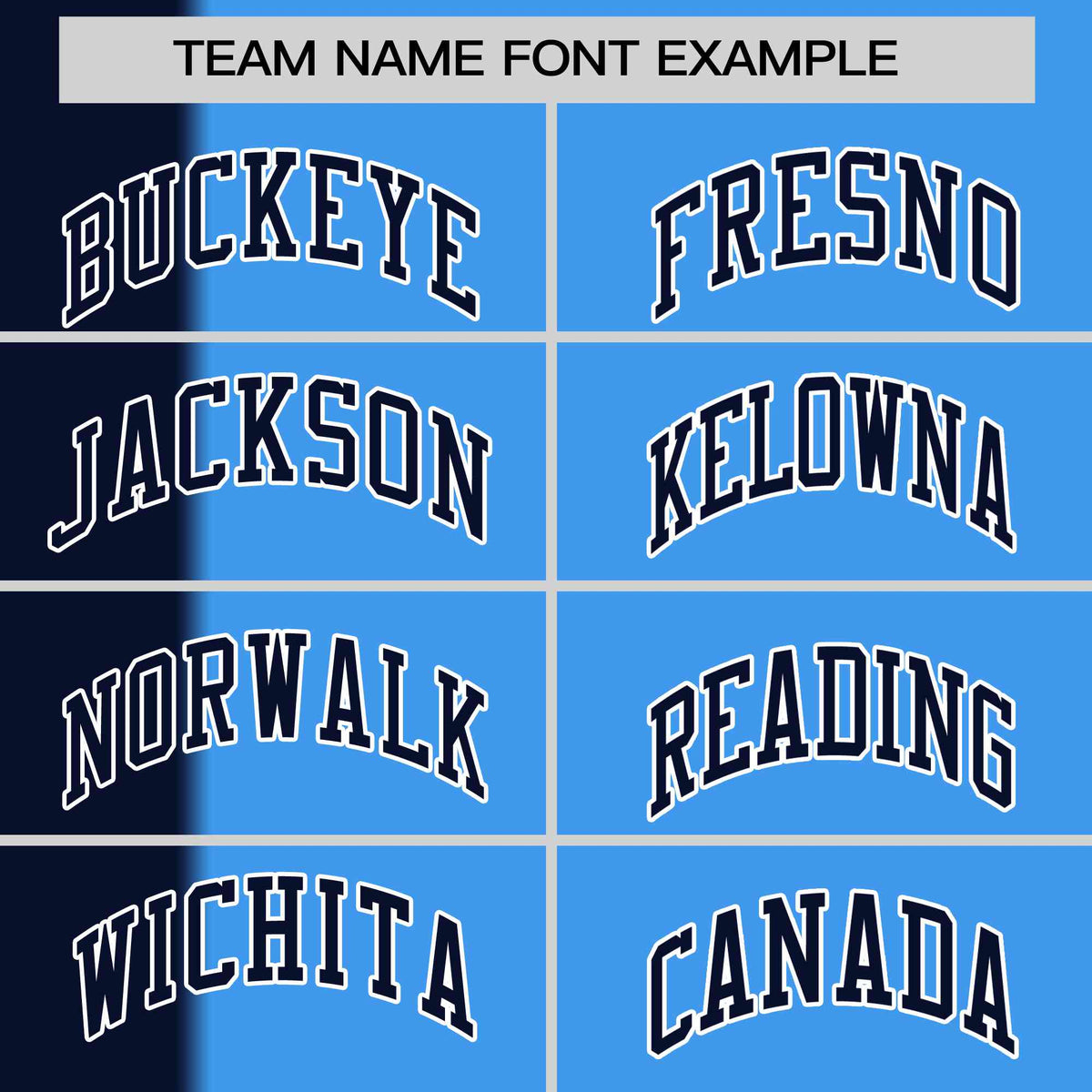 Custom Navy Powder Blue Gradient Stripe Fashion Authentic Two-Button Softball Jersey