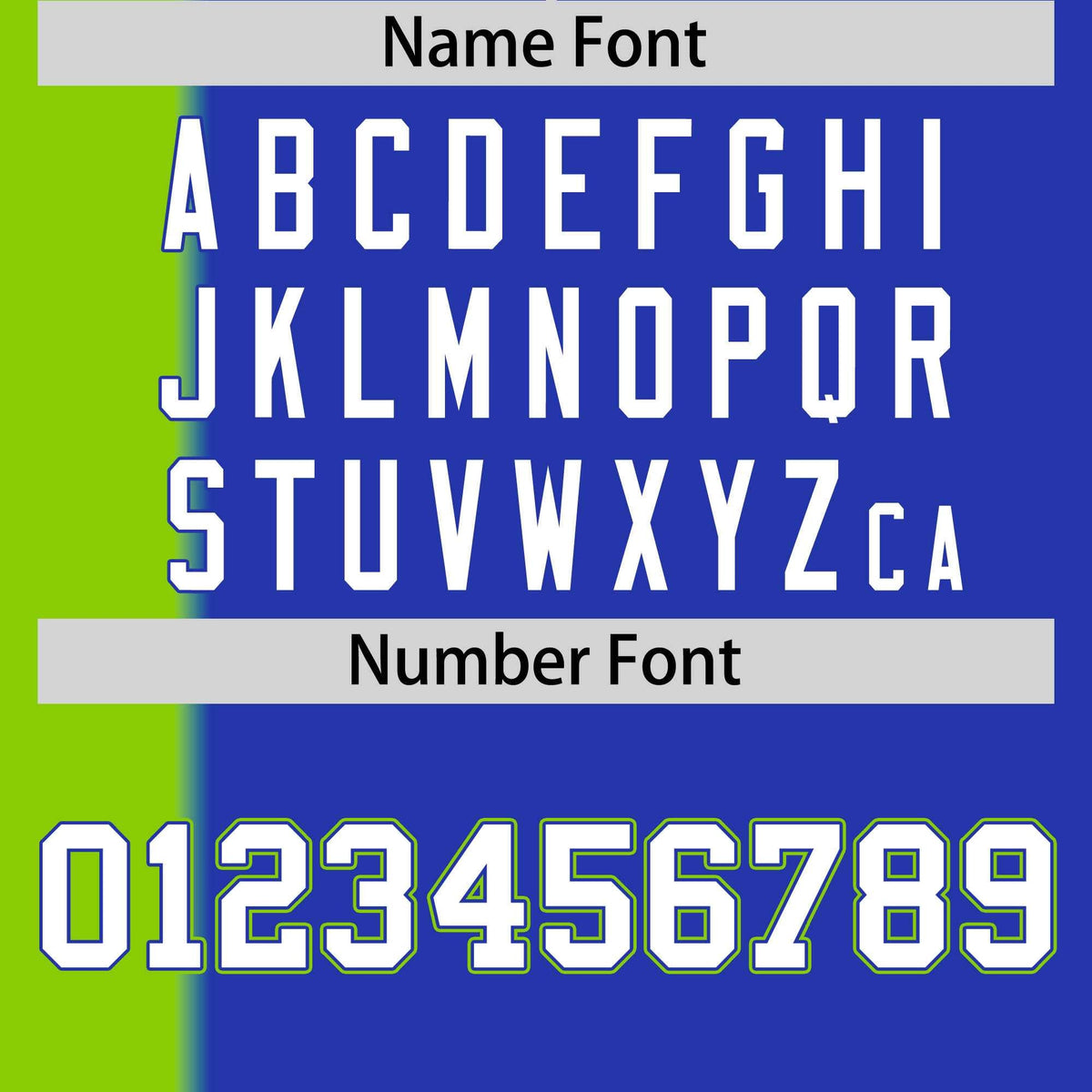 Custom Neon Green Royal Gradient Stripe Fashion Authentic Two-Button Softball Jersey