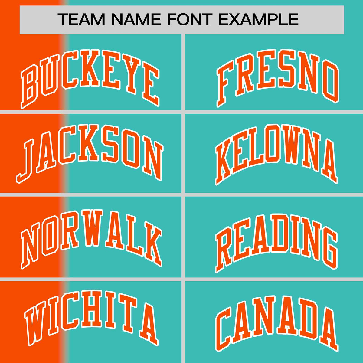 Custom Orange Aqua Gradient Stripe Fashion Authentic Two-Button Softball Jersey