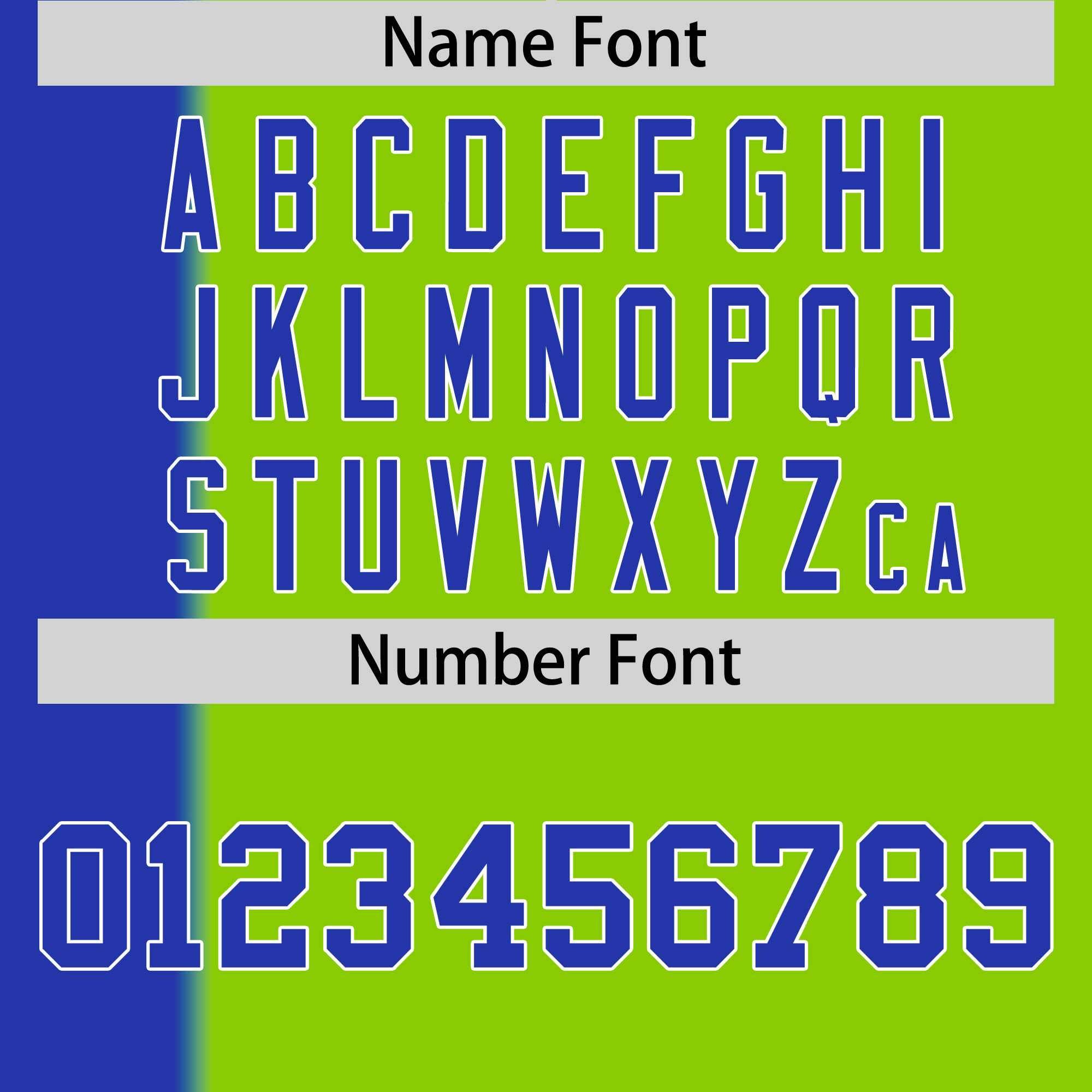 Custom Royal Neon Green Gradient Stripe Fashion Authentic Two-Button Softball Jersey