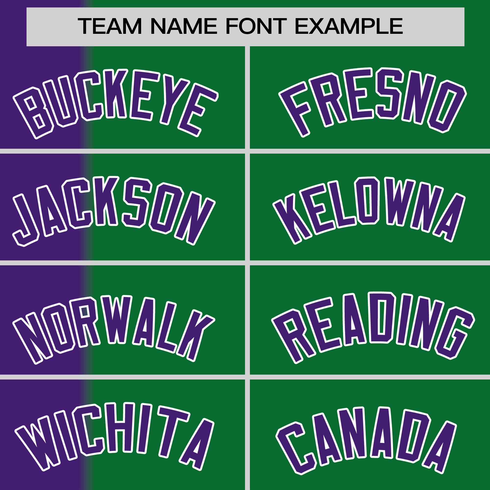 Custom Purple Kelly Green Gradient Stripe Fashion Authentic Two-Button Softball Jersey