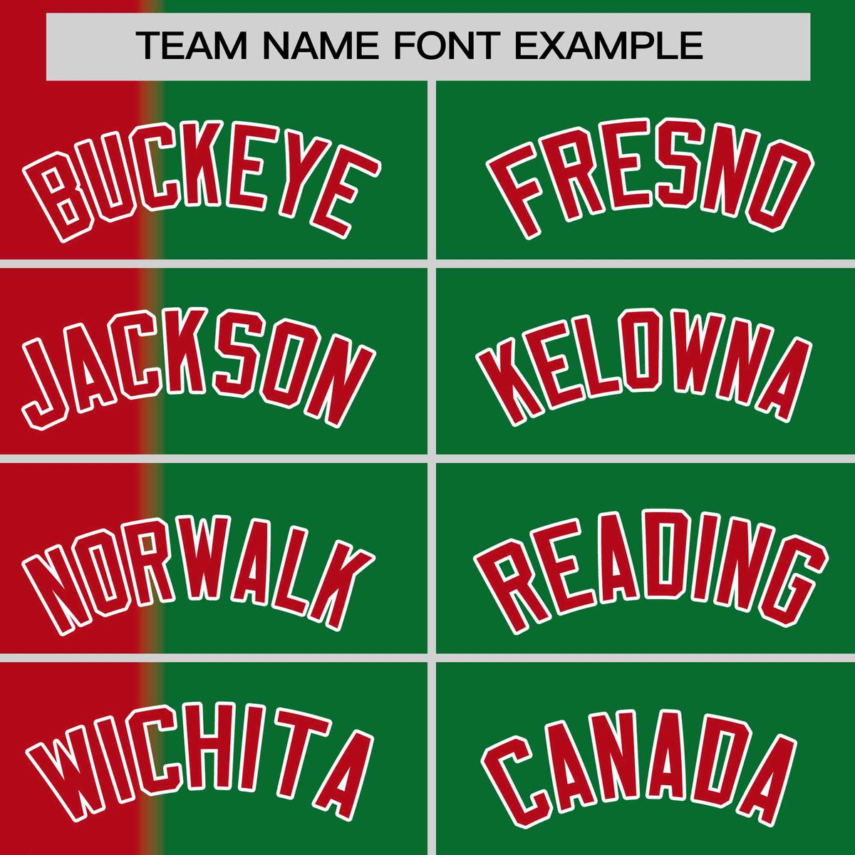 Custom Red Kelly Green Gradient Stripe Fashion Authentic Two-Button Softball Jersey