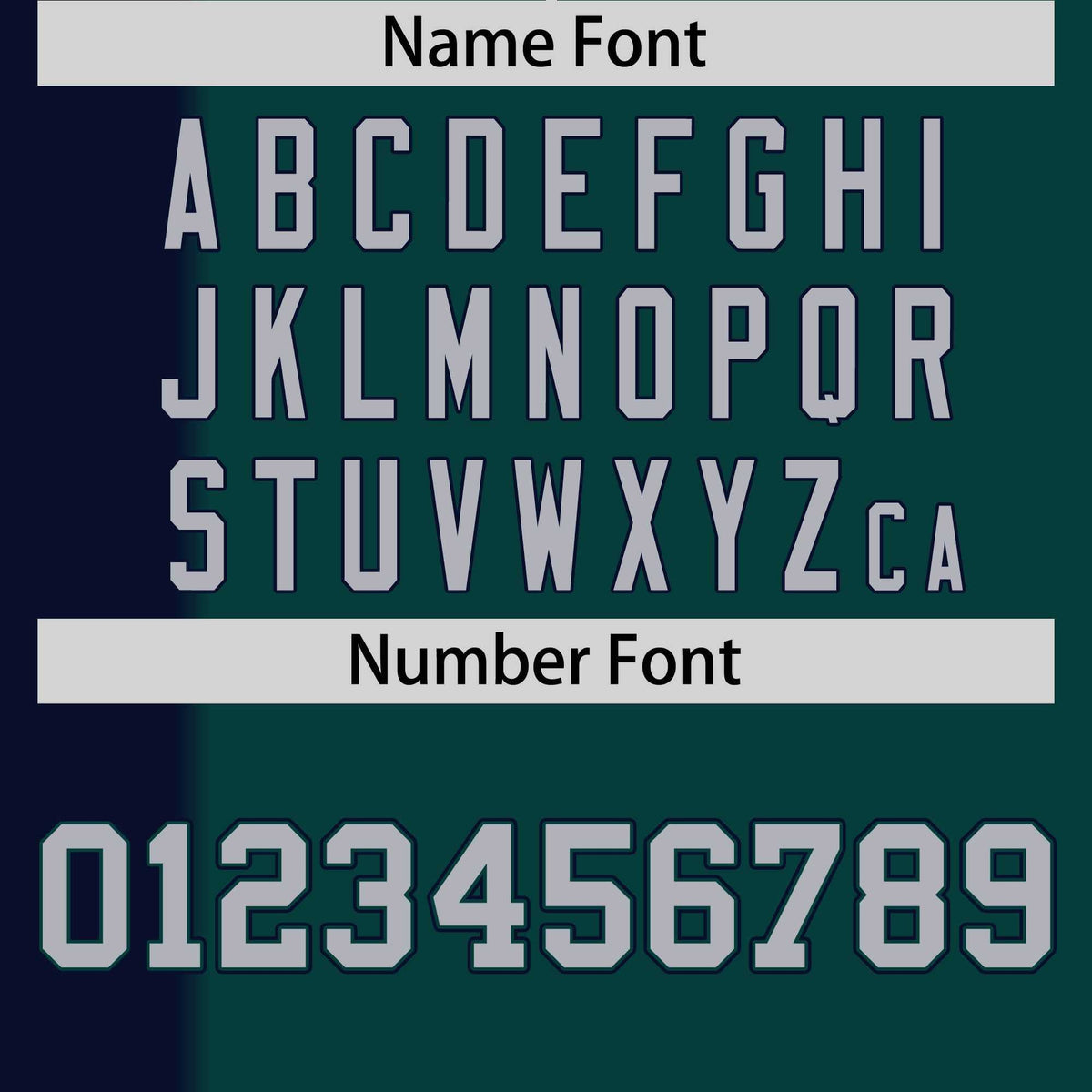 Custom Navy Midnight Green Gradient Stripe Fashion Authentic Two-Button Softball Jersey