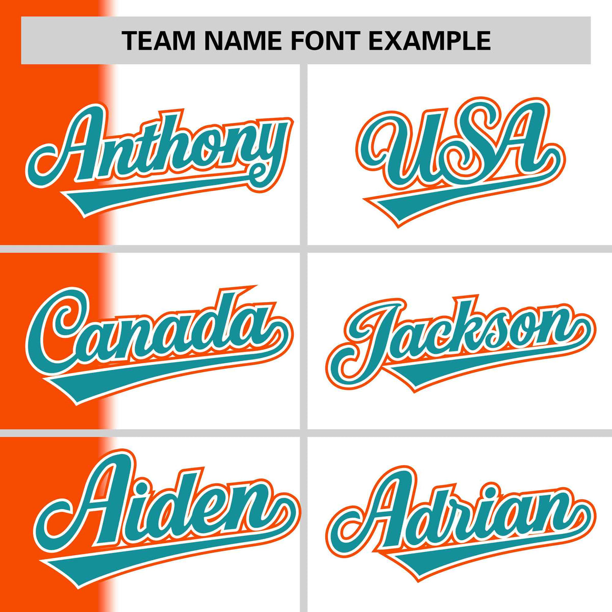 Custom Orange White-Aqua Gradient Stripe Fashion Authentic Two-Button Softball Jersey