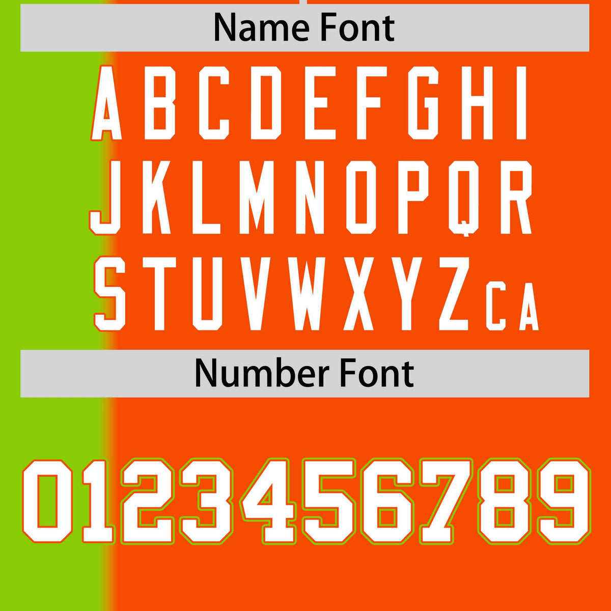 Custom Neon Green Orange Gradient Stripe Fashion Authentic Two-Button Softball Jersey