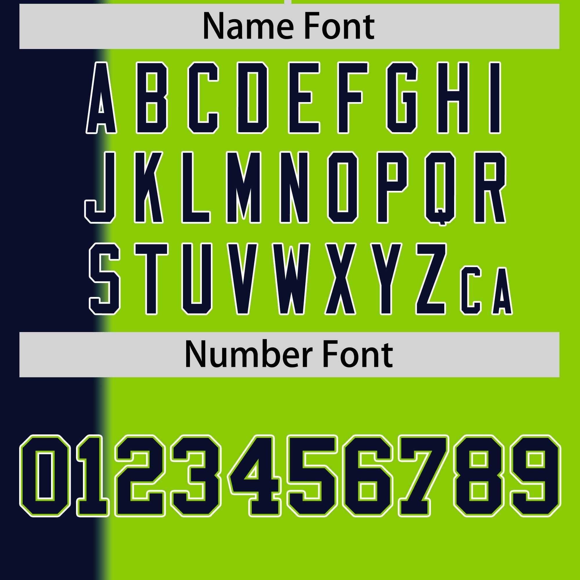 Custom Navy Neon Green Gradient Stripe Fashion Authentic Two-Button Softball Jersey