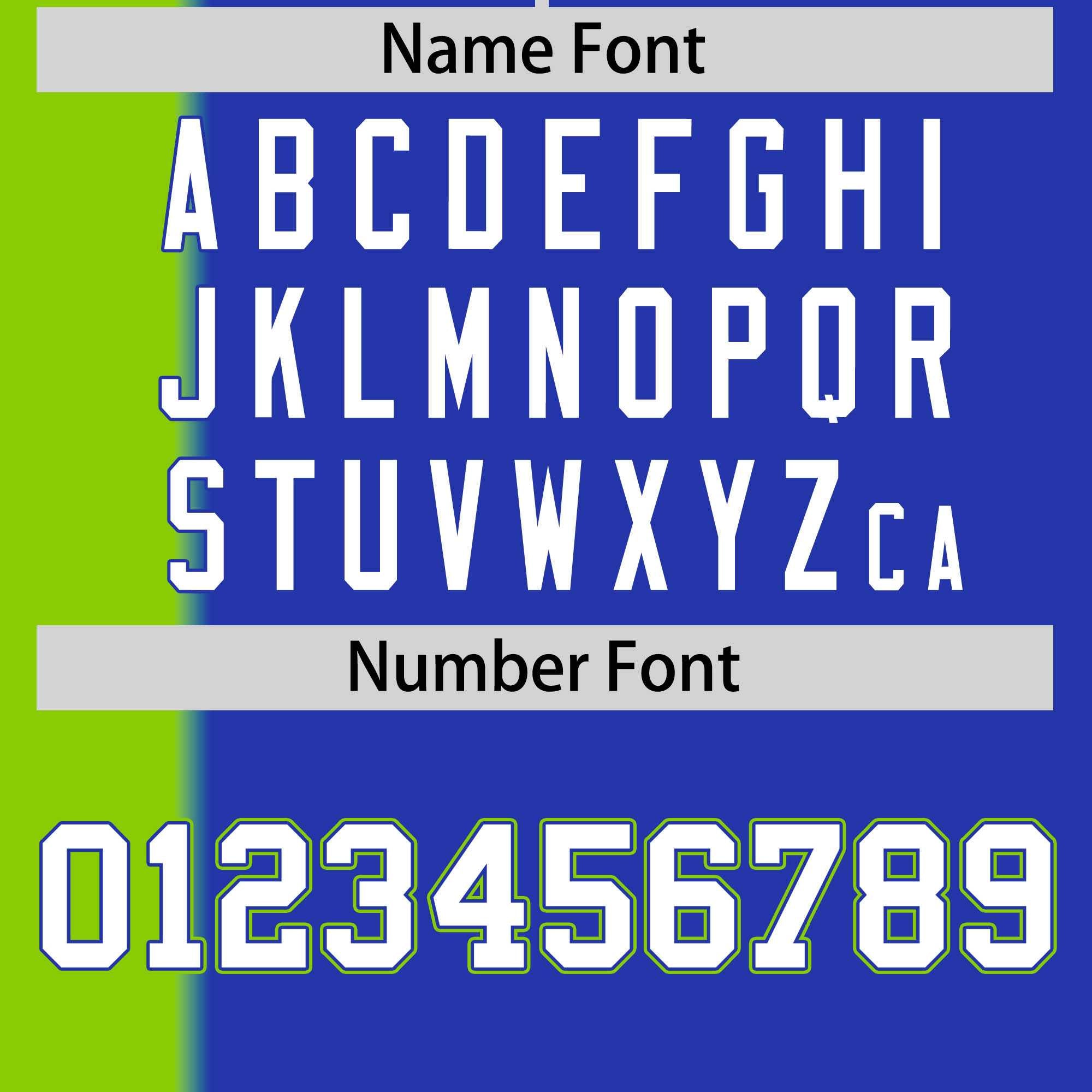 Custom Neon Green Royal Gradient Stripe Fashion Authentic Two-Button Softball Jersey