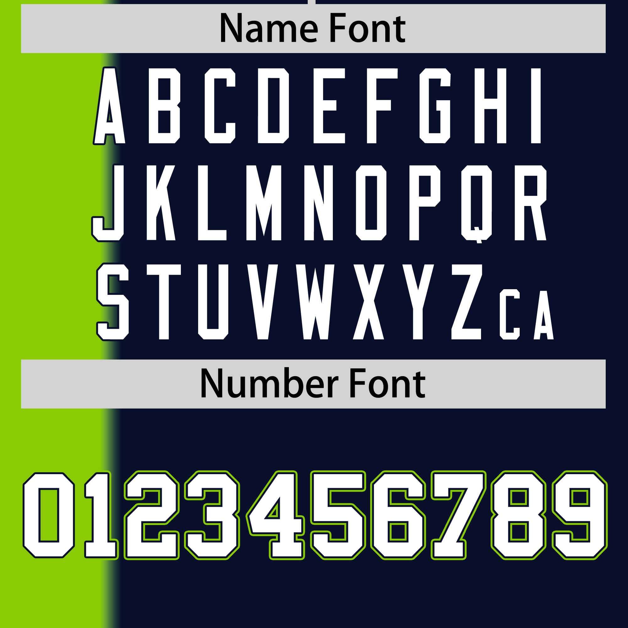 Custom Neon Green Navy Gradient Stripe Fashion Authentic Two-Button Softball Jersey