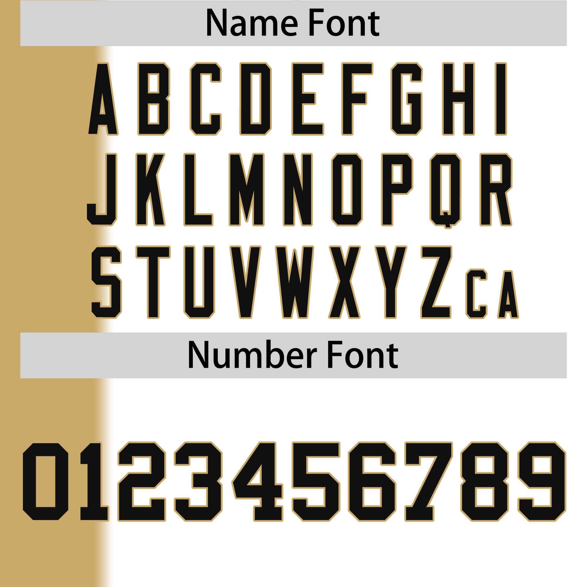 Custom Old Gold White-Black Gradient Stripe Fashion Authentic Two-Button Softball Jersey