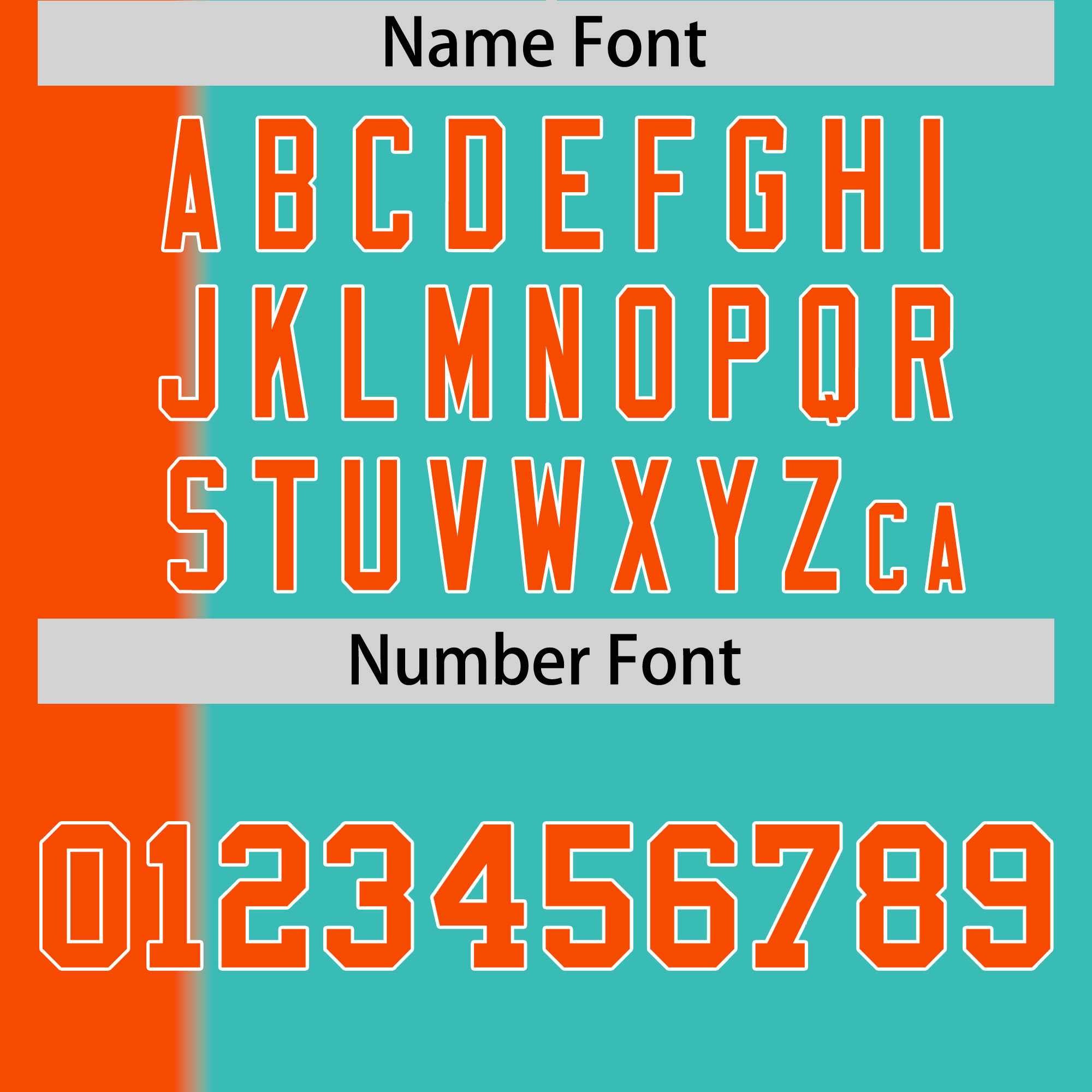 Custom Orange Aqua Gradient Stripe Fashion Authentic Two-Button Softball Jersey