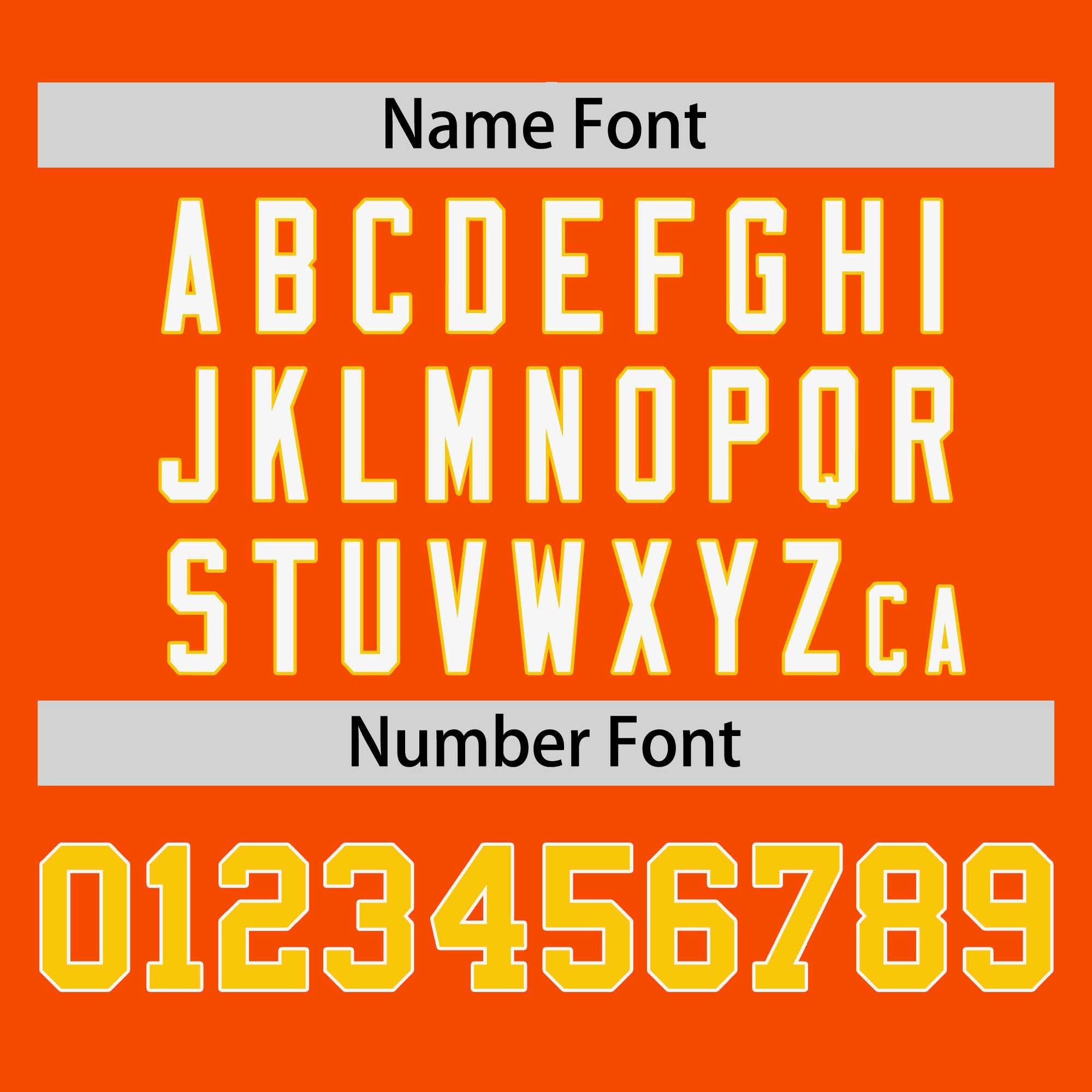 Custom Orange Gold-White Stripe Fashion Raglan Sleeves Authentic Two-Button Softball Jersey