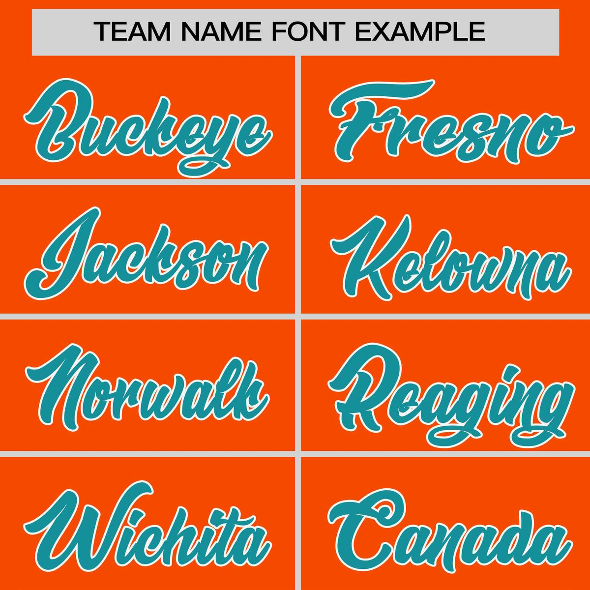 Custom Orange Aqua-White Stripe Fashion Raglan Sleeves Authentic Two-Button Softball Jersey