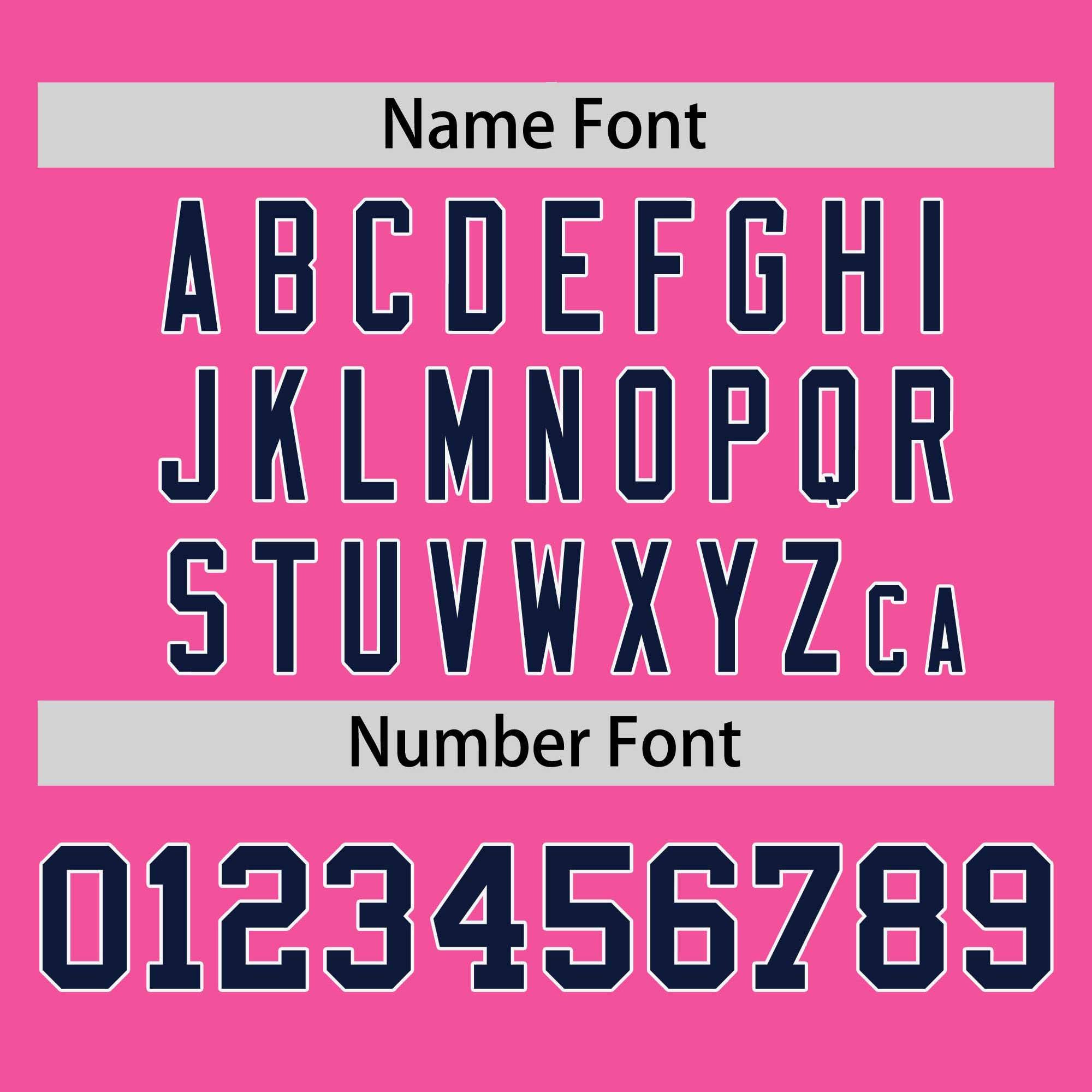 Custom Pink Navy-White Stripe Fashion Raglan Sleeves Authentic Two-Button Softball Jersey