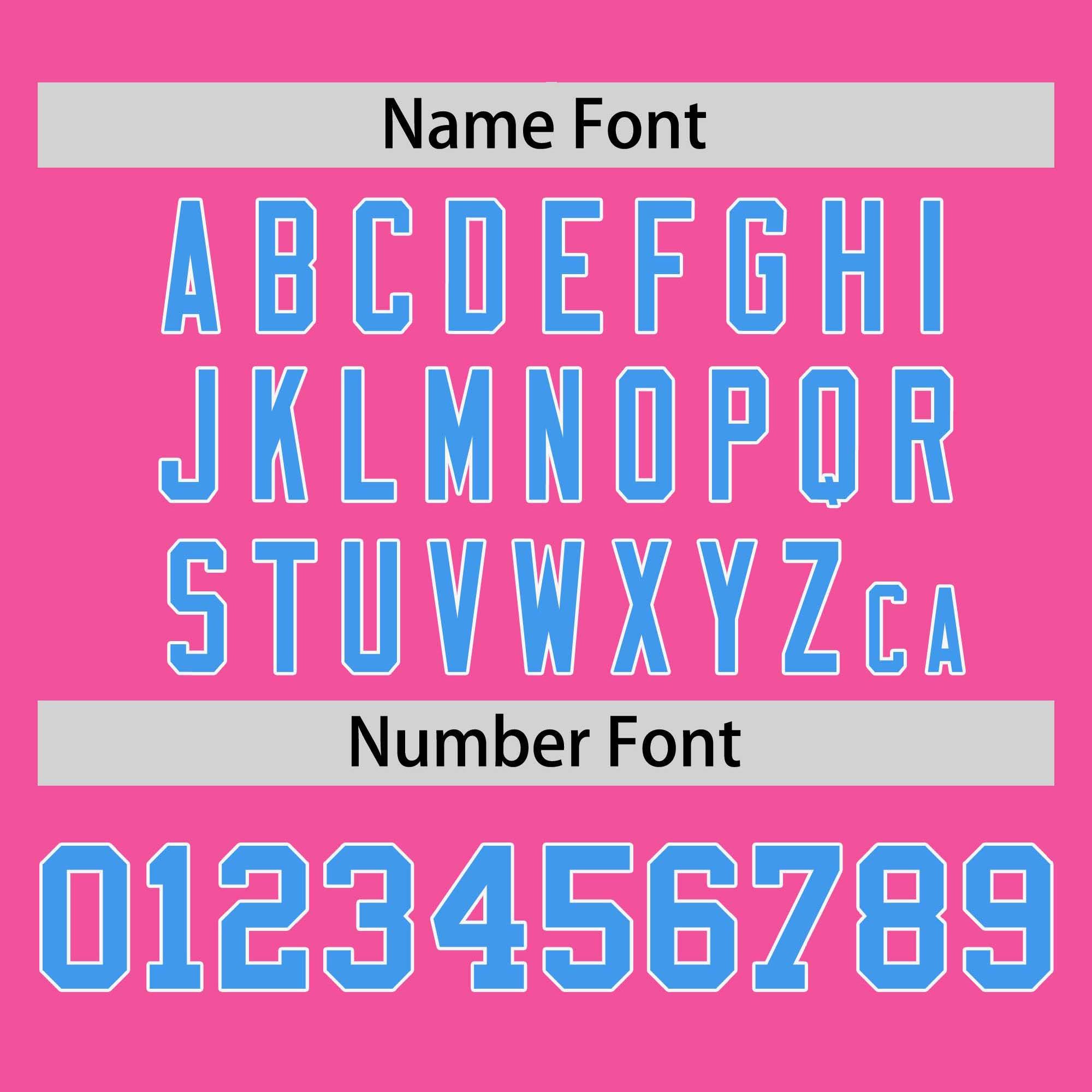 Custom Pink Powder Blue-White Stripe Fashion Raglan Sleeves Authentic Two-Button Softball Jersey