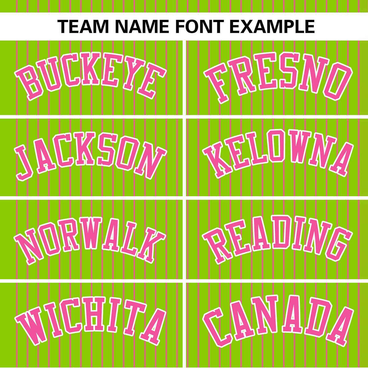 Custom Neon Green Pink Stripe Fashion Authentic Two-Button Softball Jersey