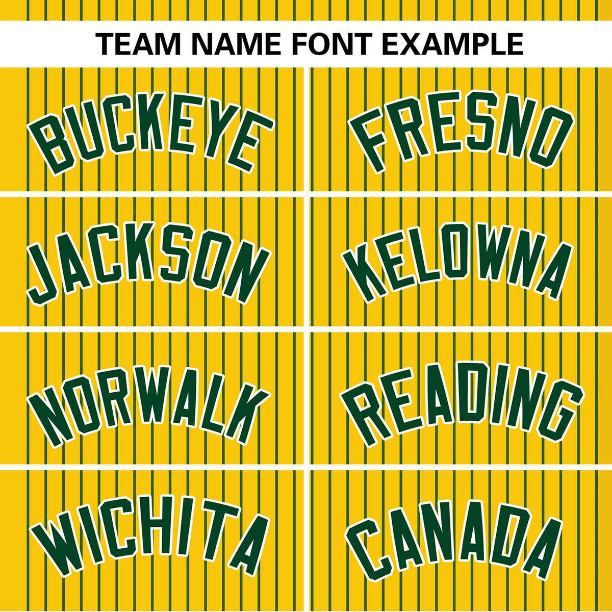 Custom Gold Green Stripe Fashion Authentic Two-Button Softball Jersey