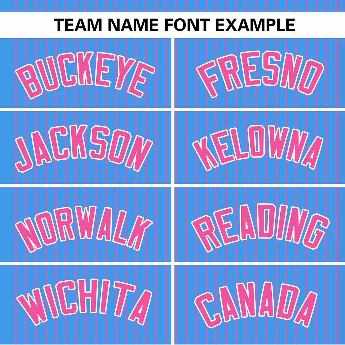 Custom Powder Blue Pink Stripe Fashion Authentic Two-Button Softball Jersey