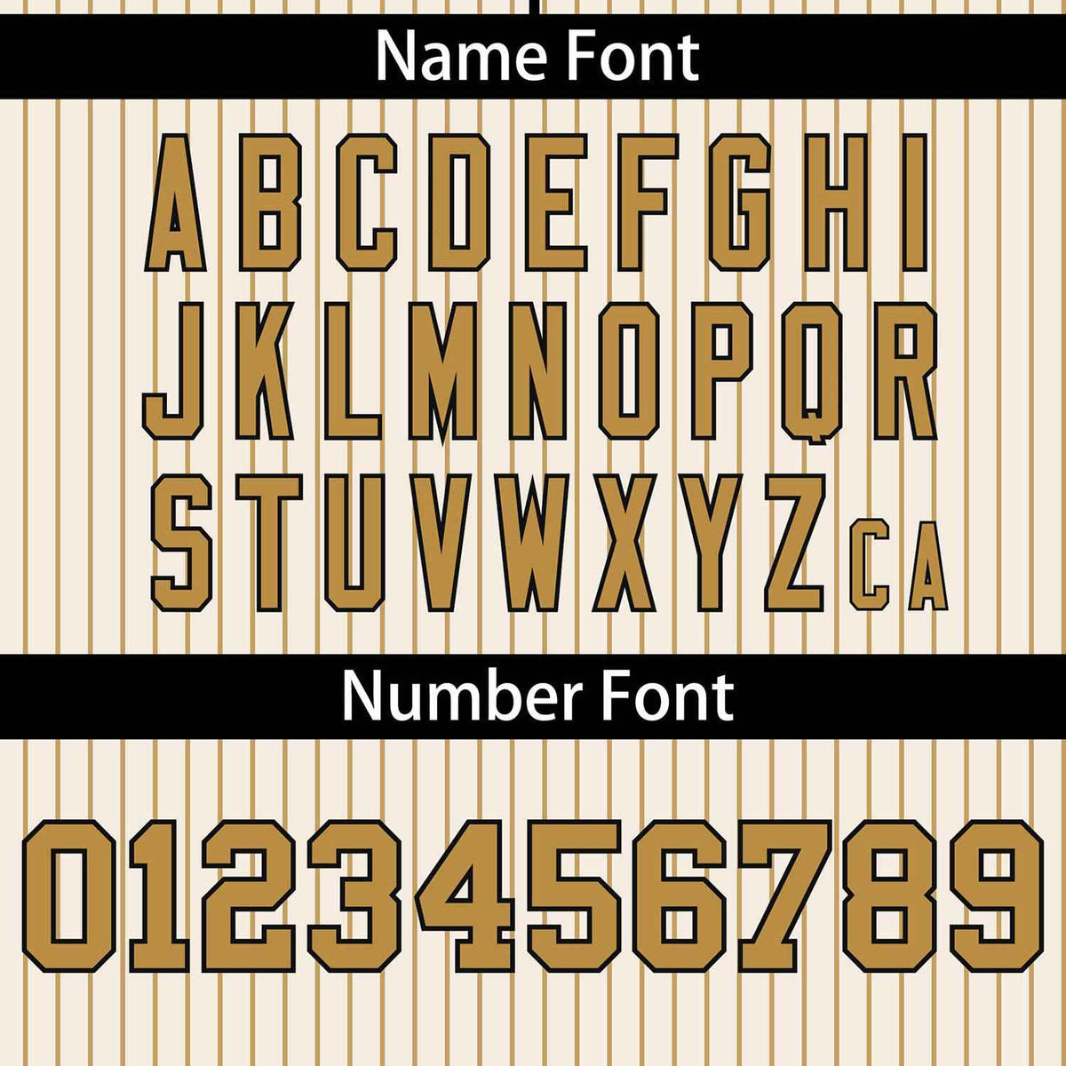 Custom Cream Old Gold Stripe Fashion Authentic Two-Button Softball Jersey