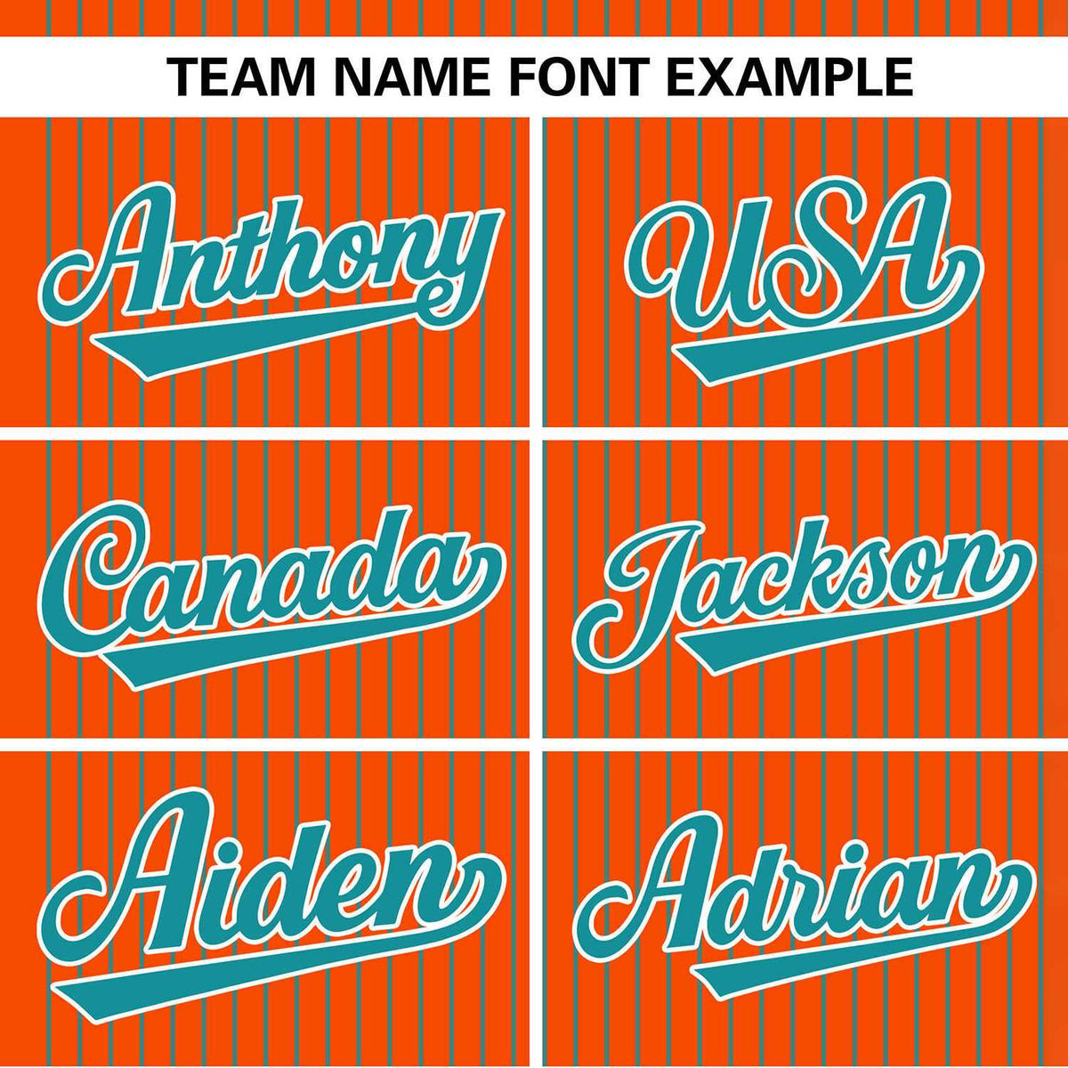 Custom Orange Aqua Stripe Fashion Authentic Two-Button Softball Jersey