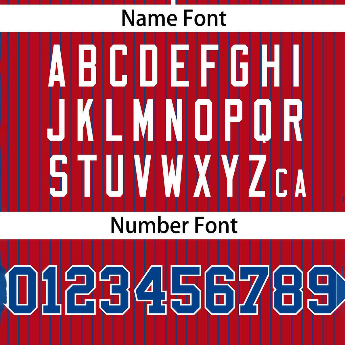 Custom Red Royal Stripe Fashion Authentic Two-Button Softball Jersey