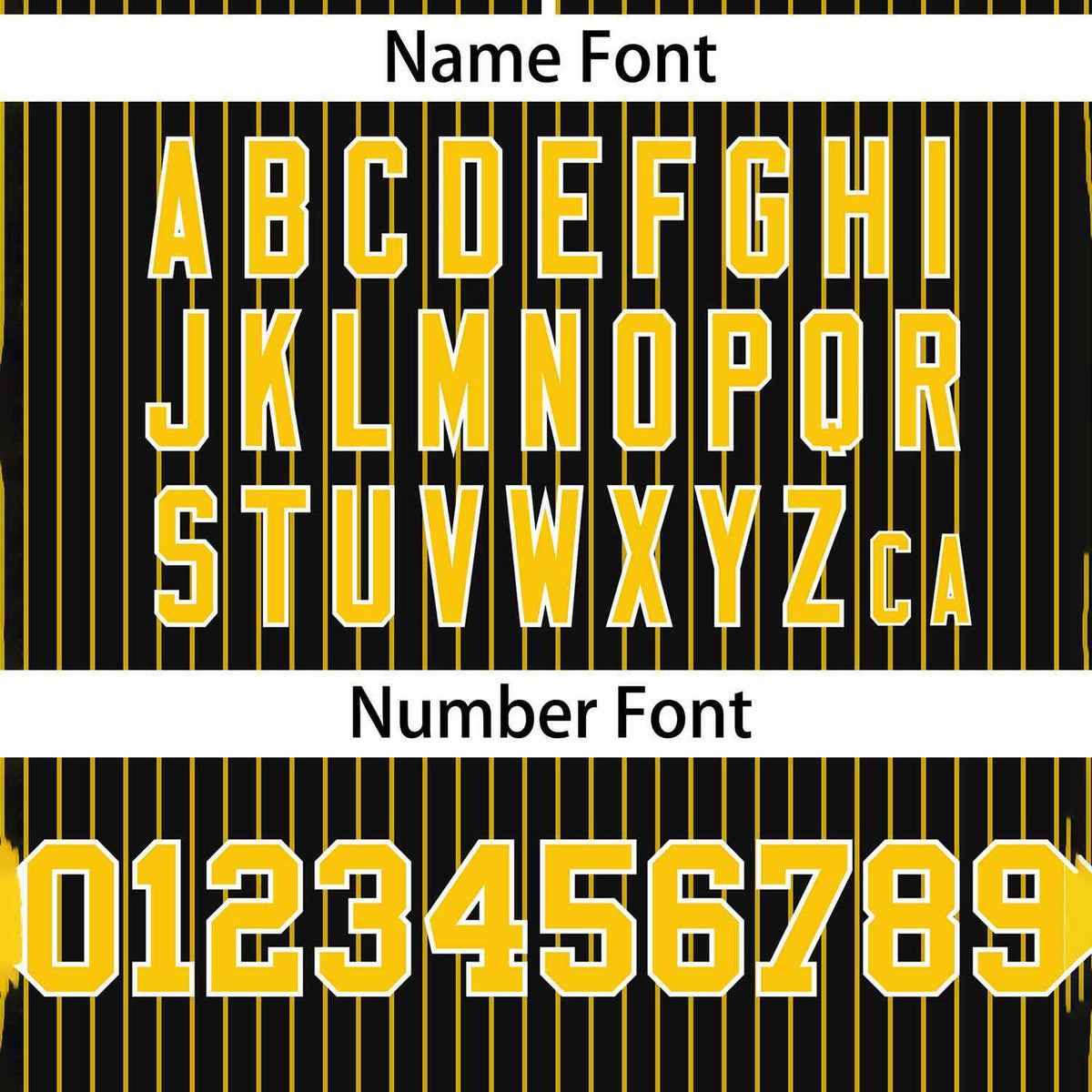 Custom Black Gold Stripe Fashion Authentic Two-Button Softball Jersey