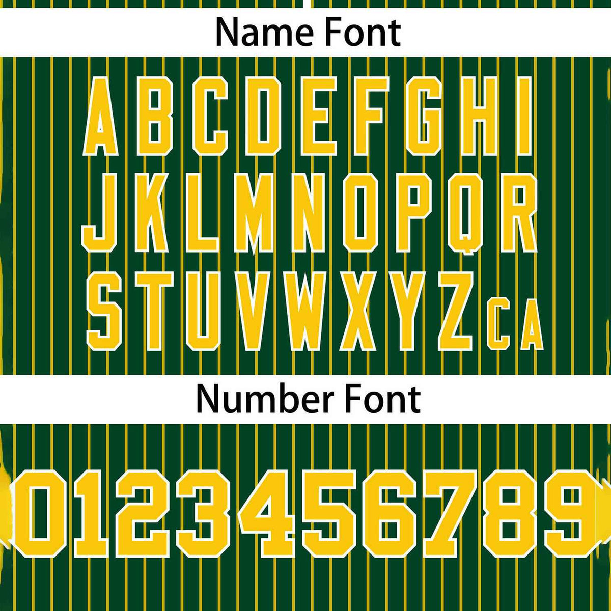 Custom Gold Gold Stripe Fashion Authentic Two-Button Softball Jersey