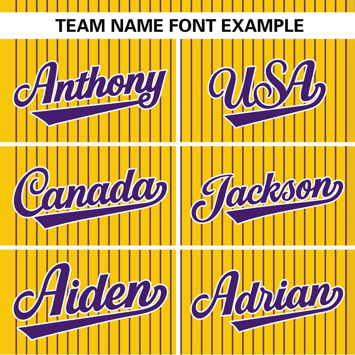 Custom Gold Purple Stripe Fashion Authentic Two-Button Softball Jersey