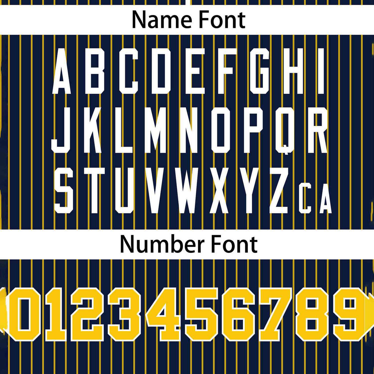 Custom Navy Gold Stripe Fashion Authentic Two-Button Softball Jersey