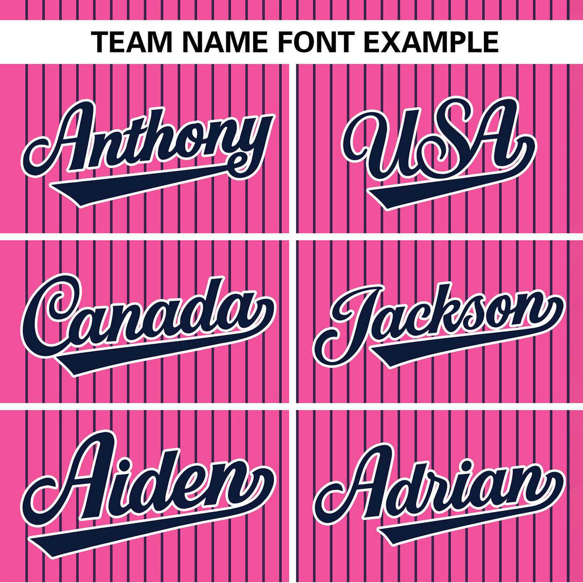 Custom Pink Navy Stripe Fashion Authentic Two-Button Softball Jersey