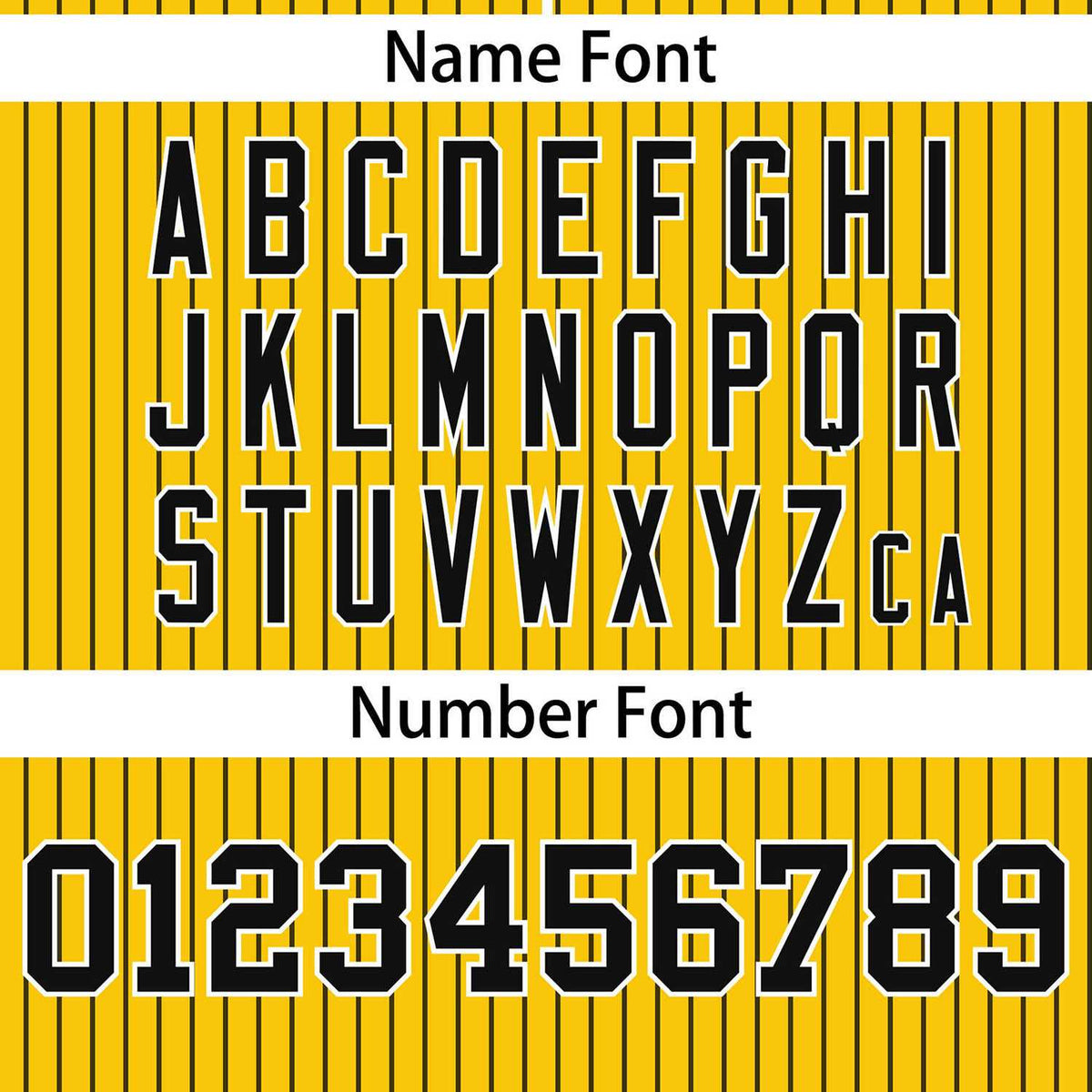 Custom Gold Black Stripe Fashion Authentic Two-Button Softball Jersey