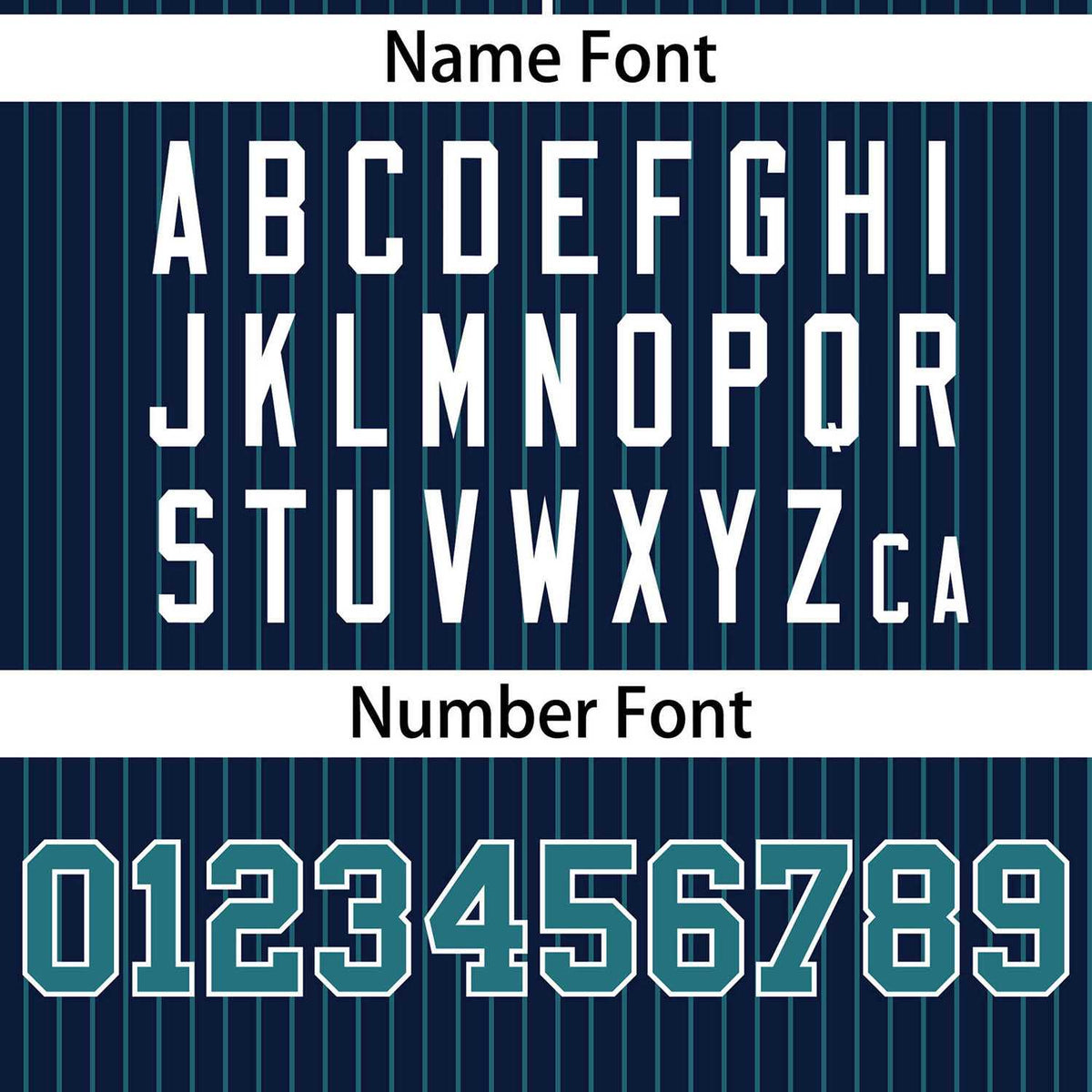 Custom Navy Aqua Stripe Fashion Authentic Two-Button Softball Jersey