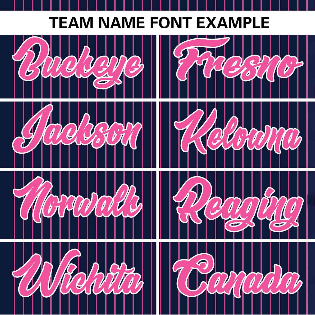 Custom Navy Pink Stripe Fashion Authentic Two-Button Softball Jersey