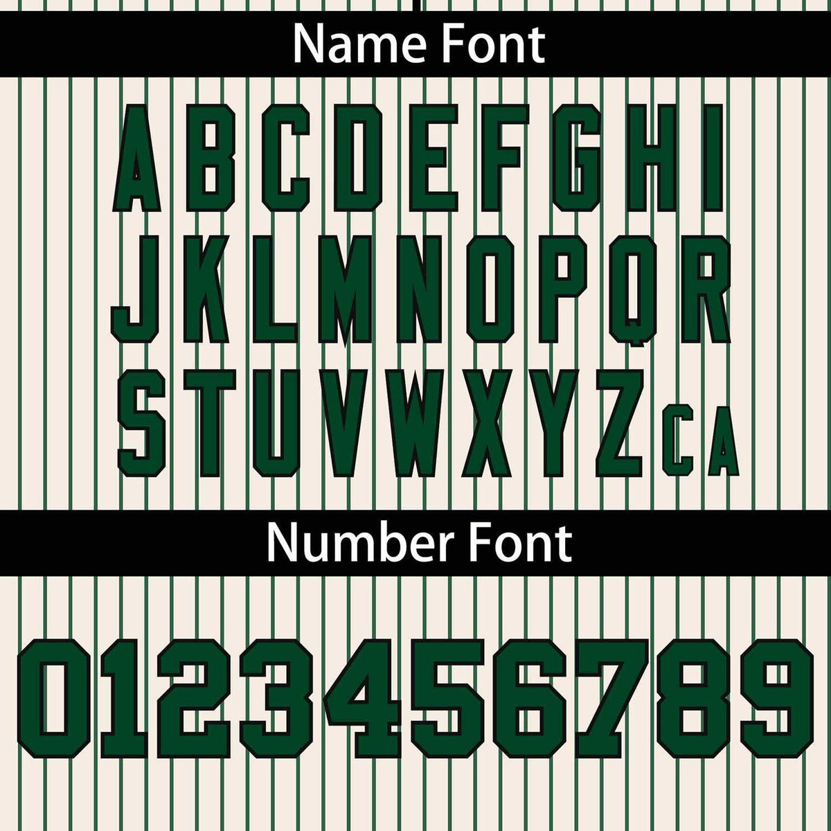 Custom Cream Green Stripe Fashion Authentic Two-Button Softball Jersey