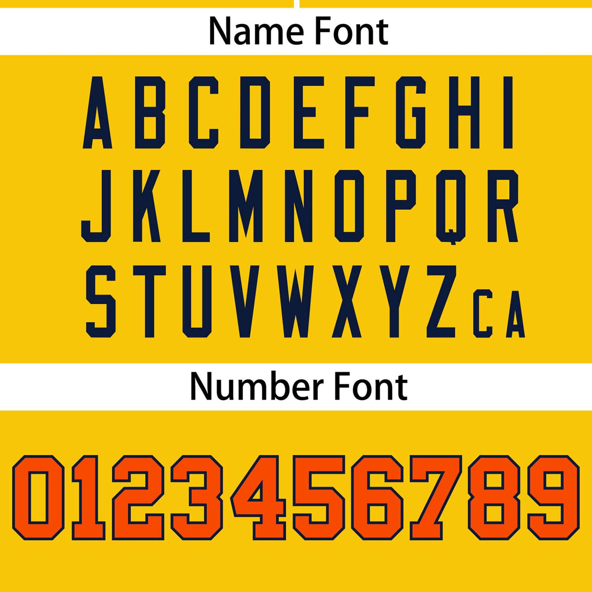 Custom Gold Navy-Orange Color Block Personalized Authentic Two-Button Softball Jersey