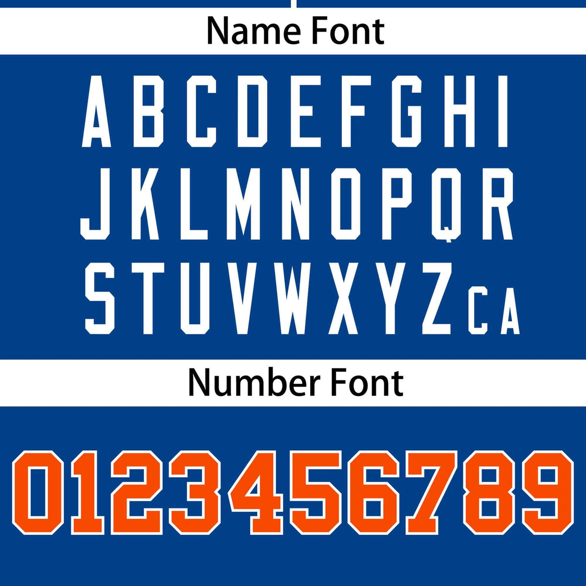 Custom Royal White-Orange Color Block Personalized Authentic Two-Button Softball Jersey