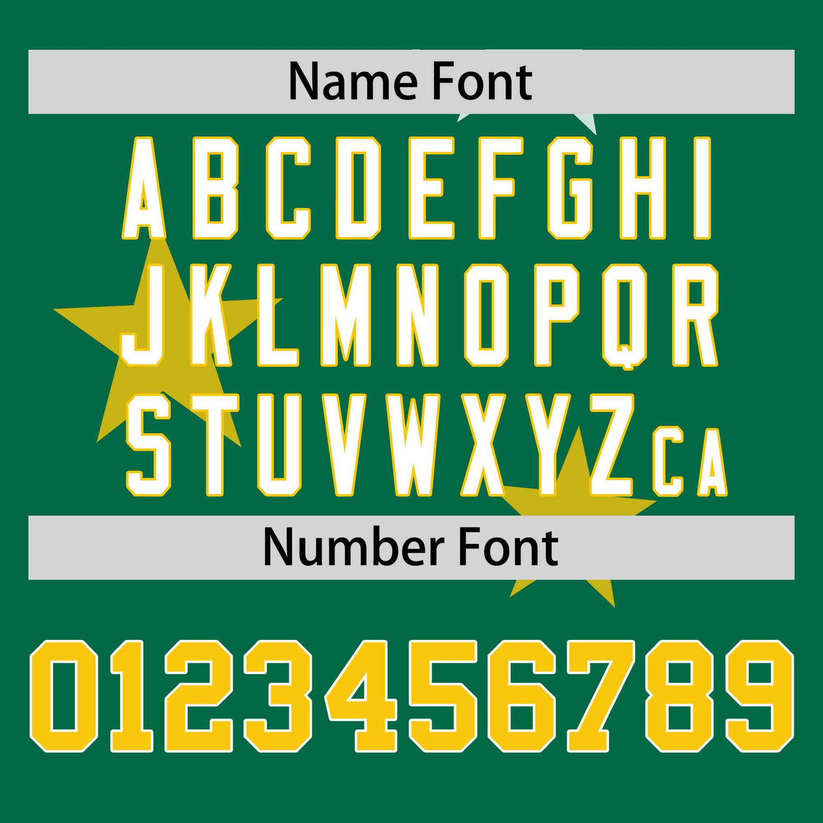 Custom Kelly Green Gold Personalized Star Graffiti Pattern Authentic Two-Button Baseball Jersey