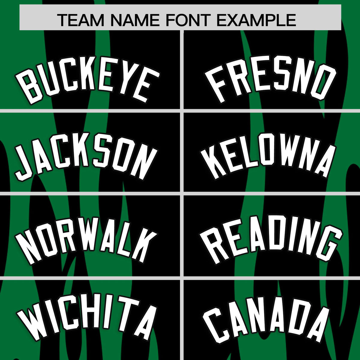 Custom Black Kelly Green Flame Pattern Authentic Pullover Baseball Jersey