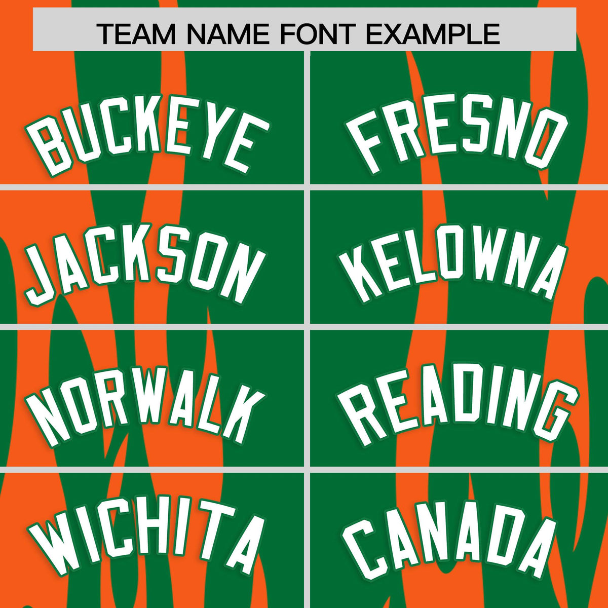 Custom Kelly Green Orange Flame Pattern Authentic Pullover Baseball Jersey