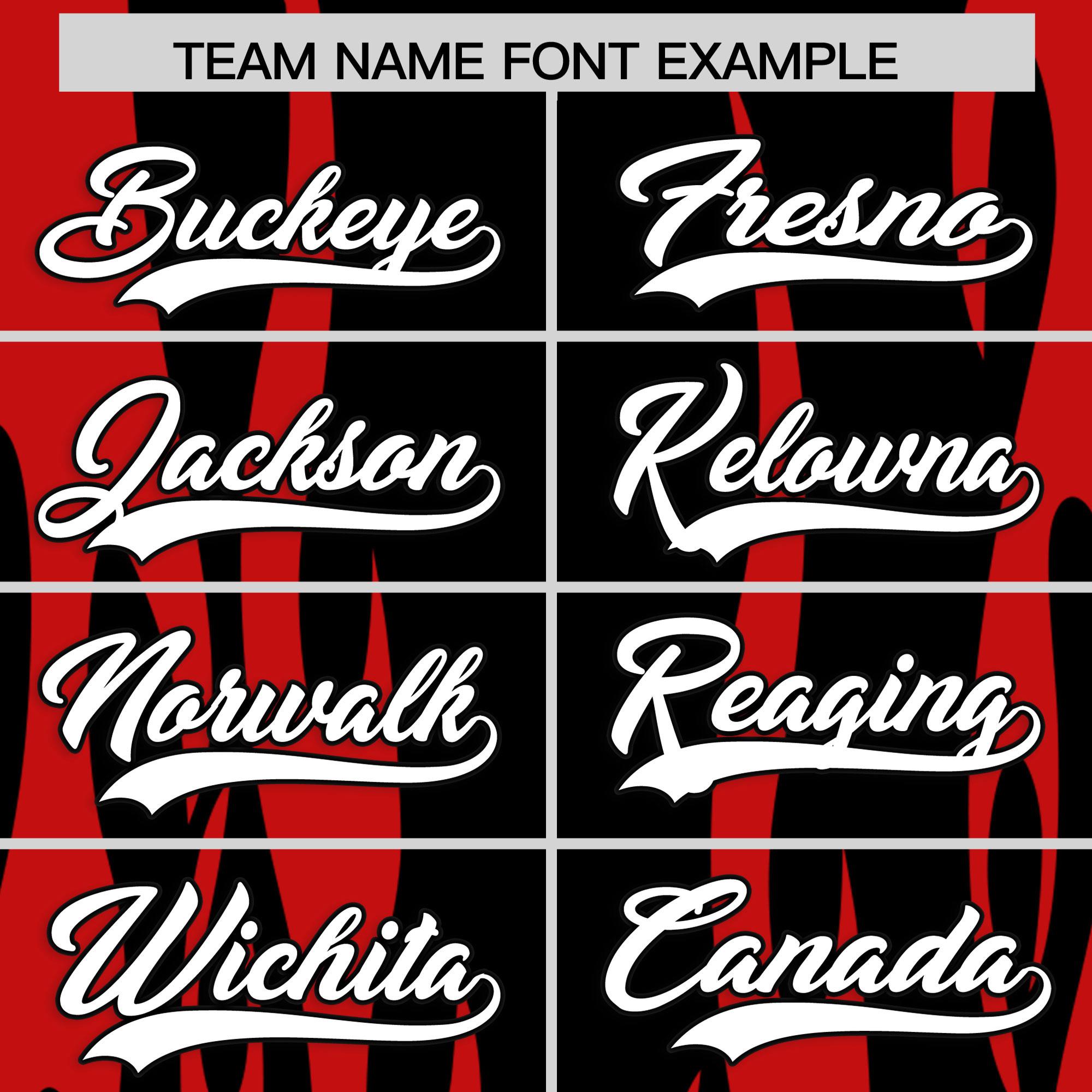 Custom Black Red Flame Pattern Authentic Pullover Baseball Jersey