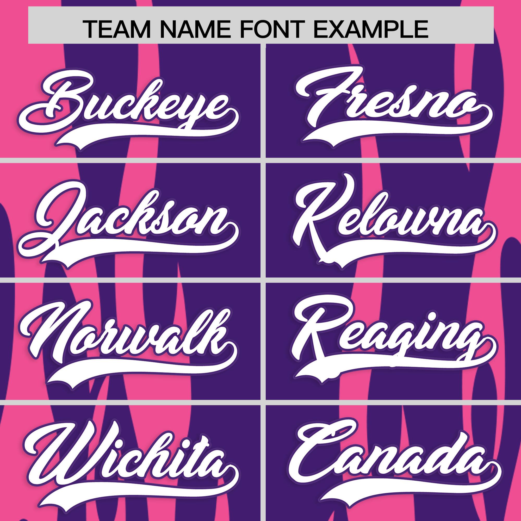 Custom Purple Pink Flame Pattern Authentic Pullover Baseball Jersey