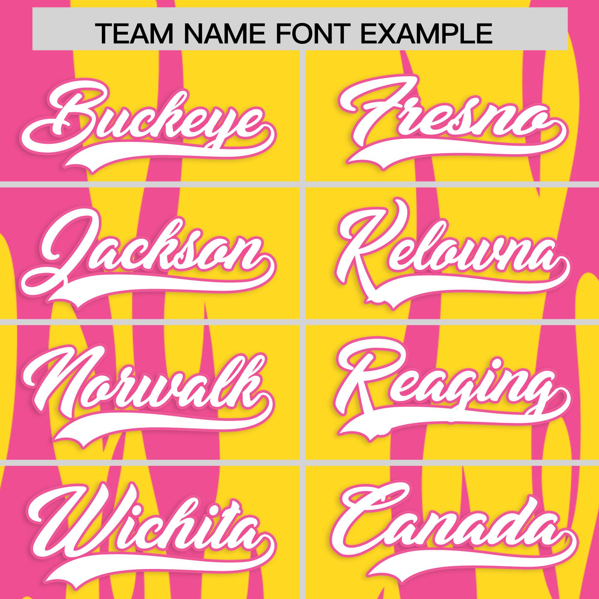 Custom Gold Pink Flame Pattern Authentic Pullover Baseball Jersey