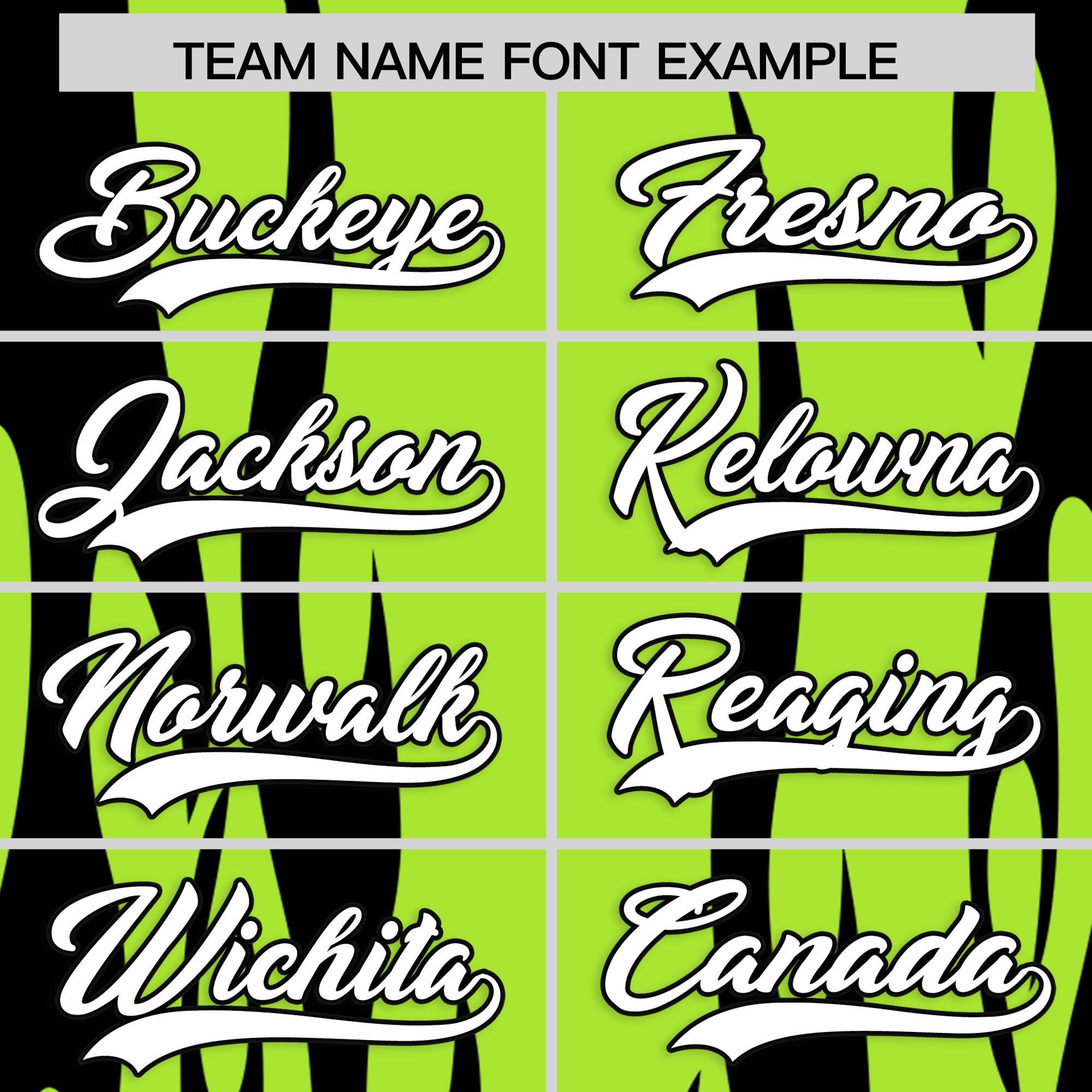 Custom Neon Green Black Flame Pattern Authentic Pullover Baseball Jersey